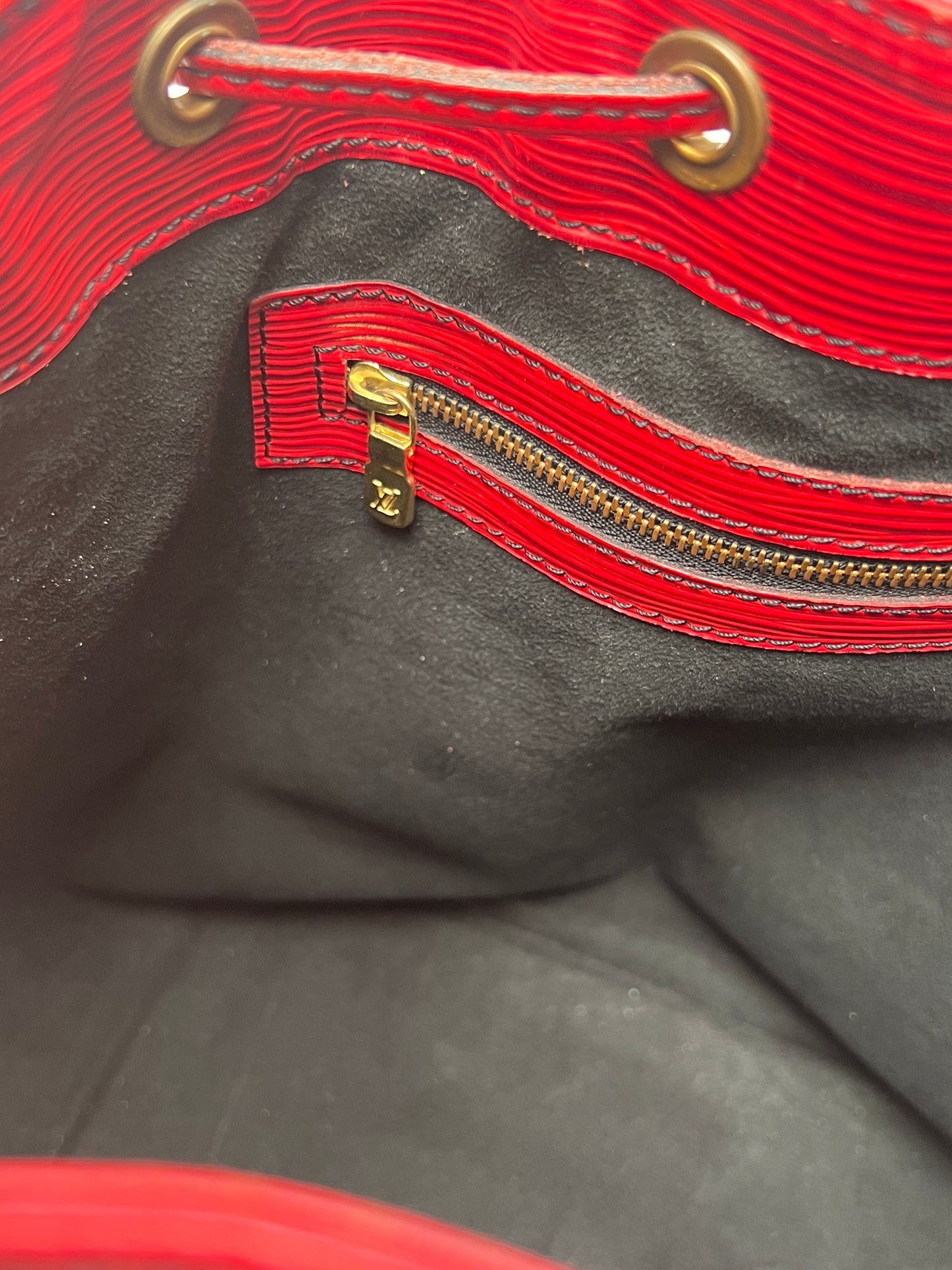 Vintage Noe Red Epi Bag