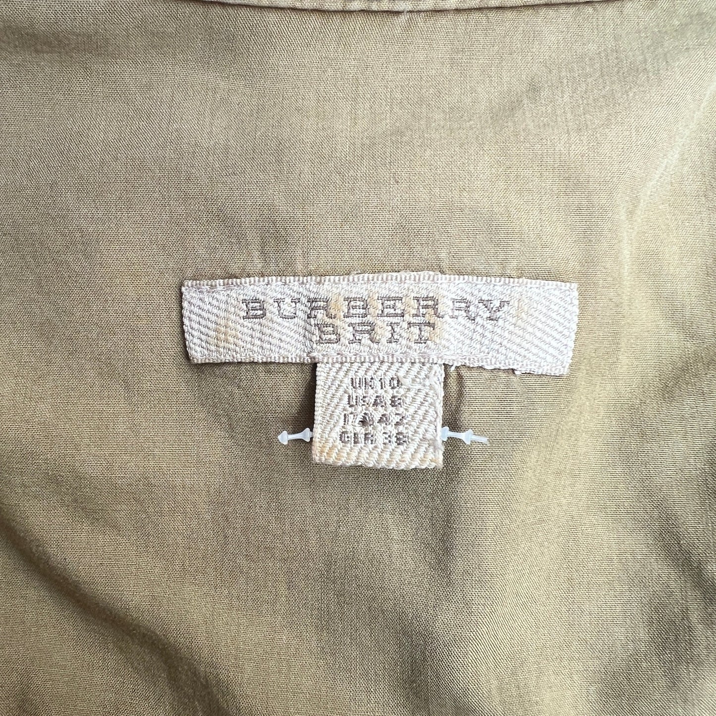 Kaki Cotton Dress - 8