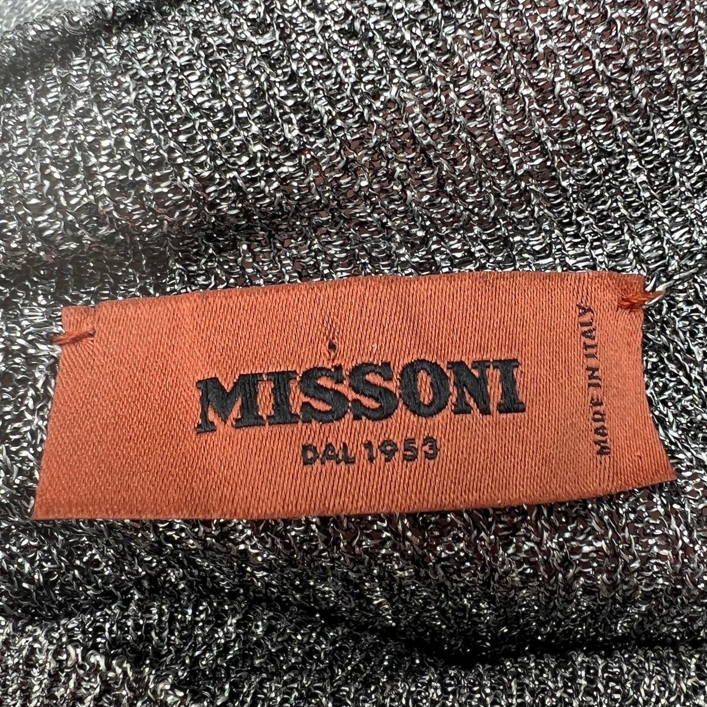 Metallic Silver Top - XS