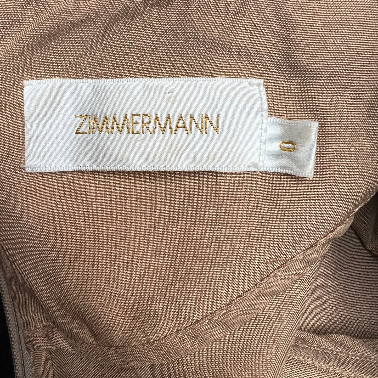 Camel Long Dress - 0