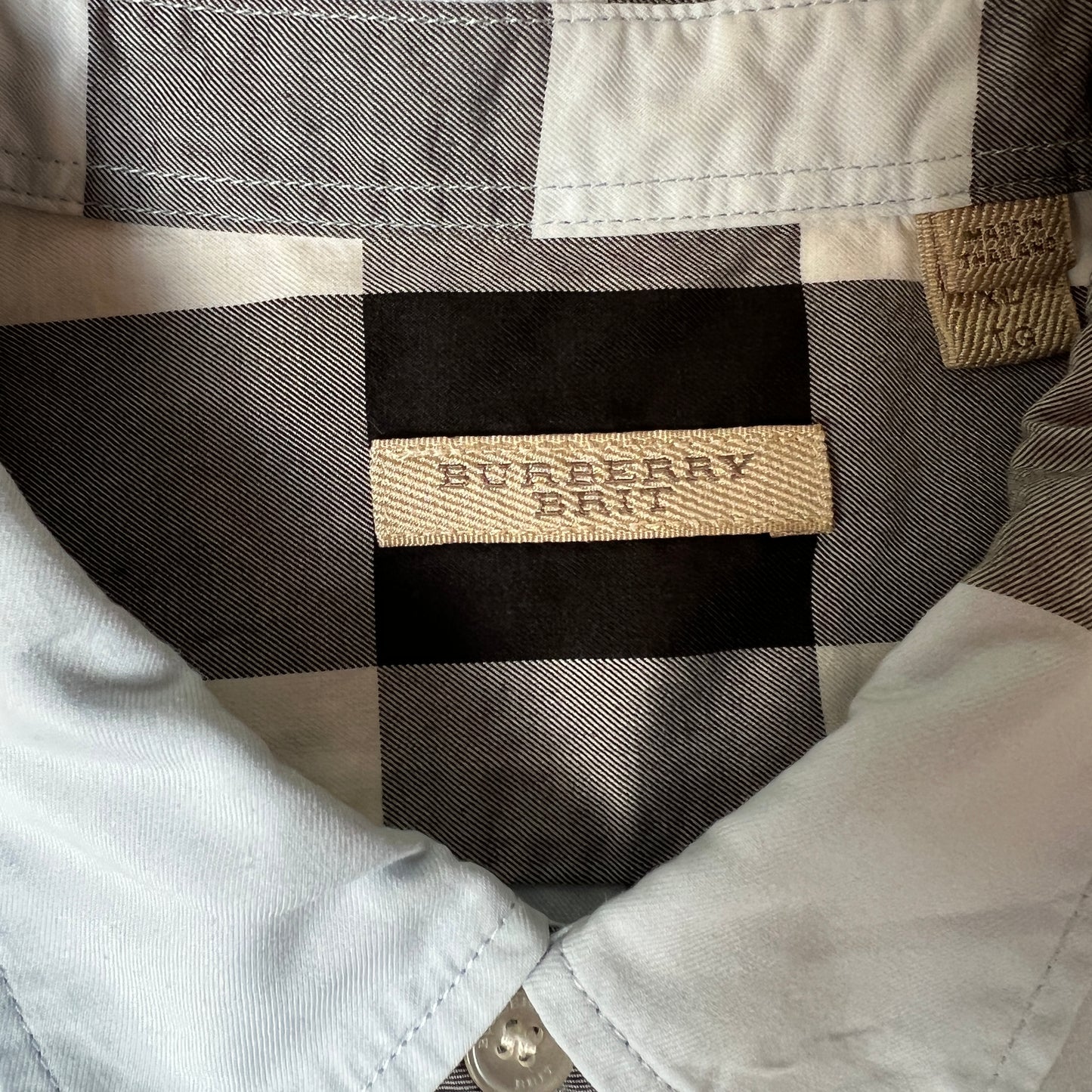 Blue Checker Shirt - XL