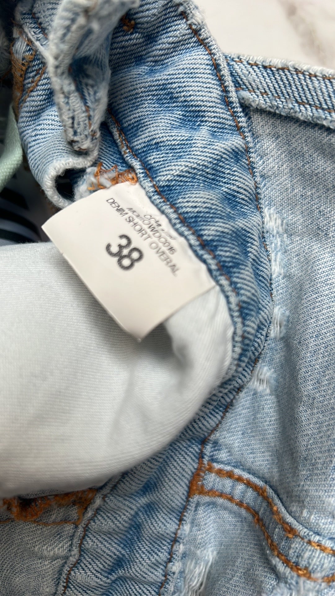 Light Blue Denim Overall - S