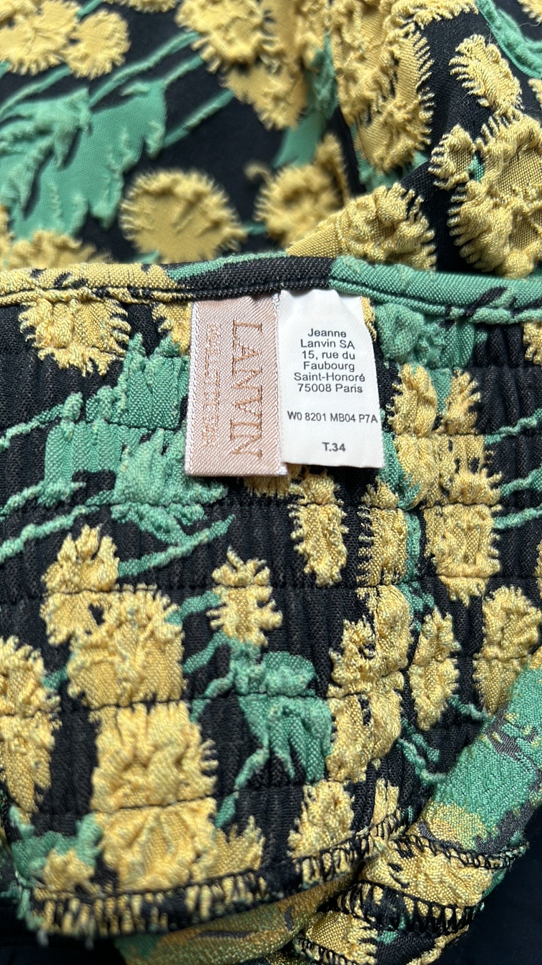 Vintage Bustier Sunflower Print Mini Dress - XS