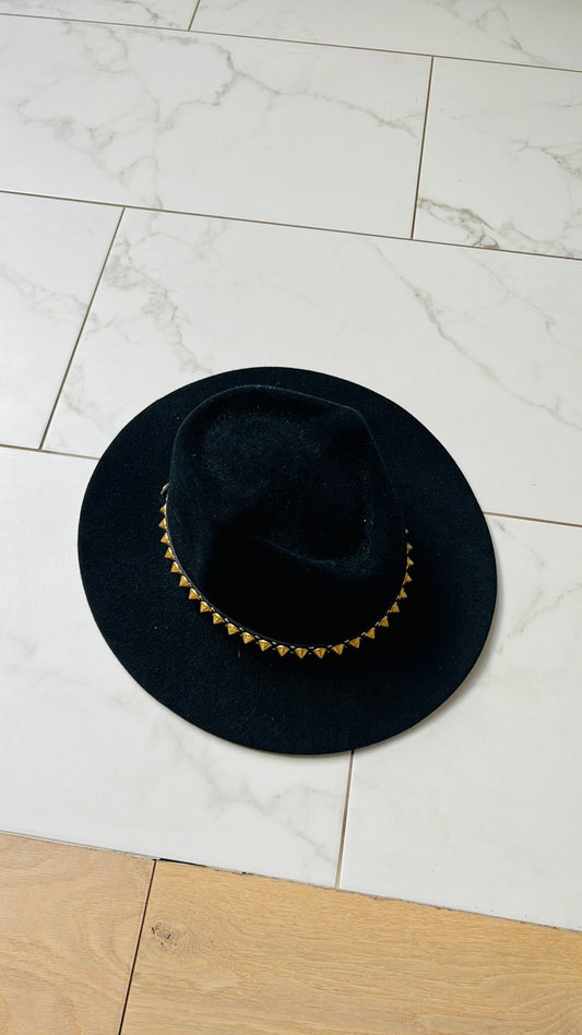 Felt & Leather Hat - M