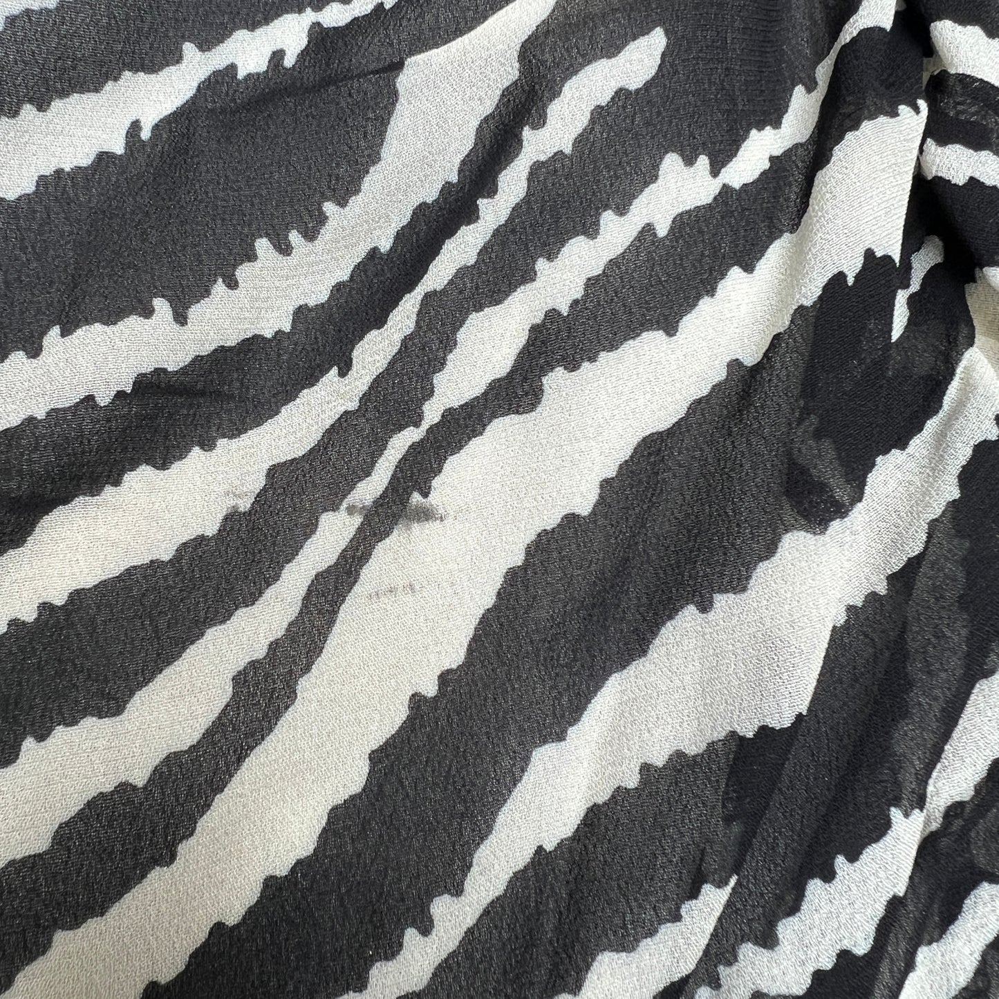 Zebra Print Mini Skirt - XS