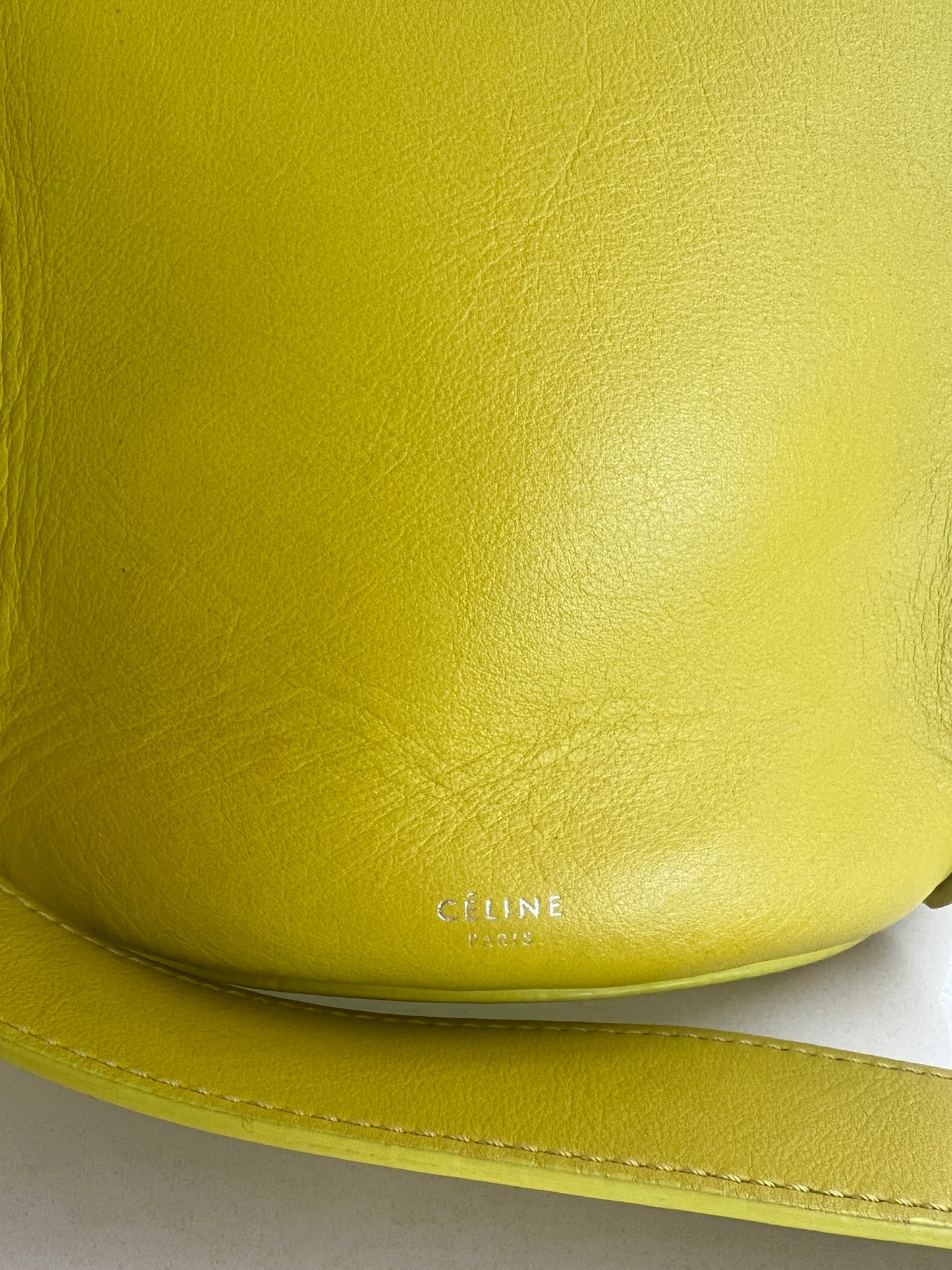 Yellow Crossbody "Big Bag" Bucket
