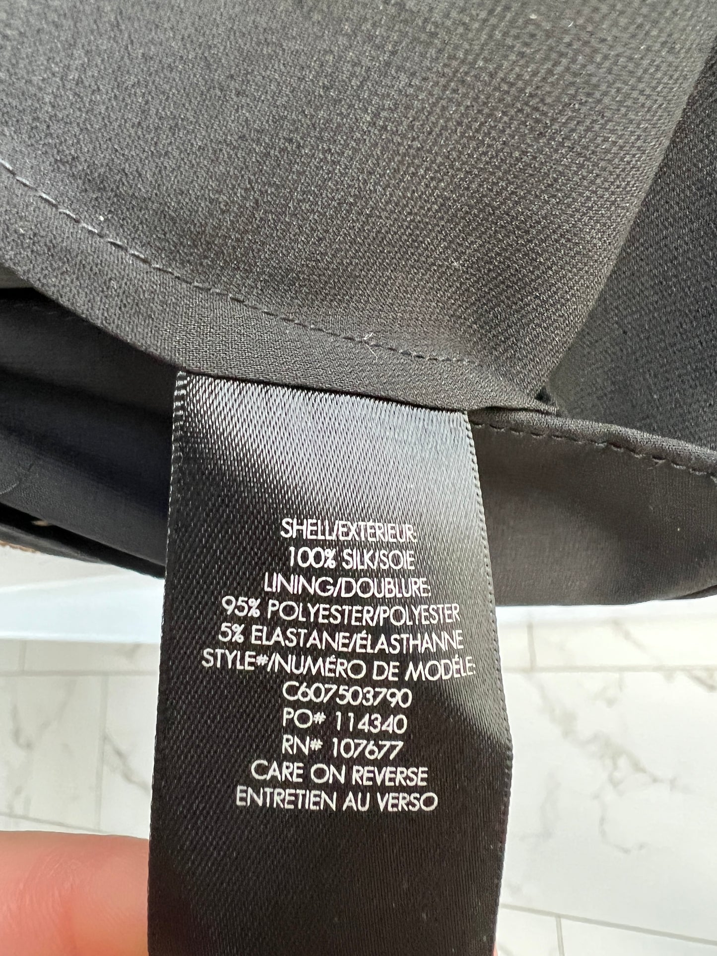 Black Silk Dress - 2