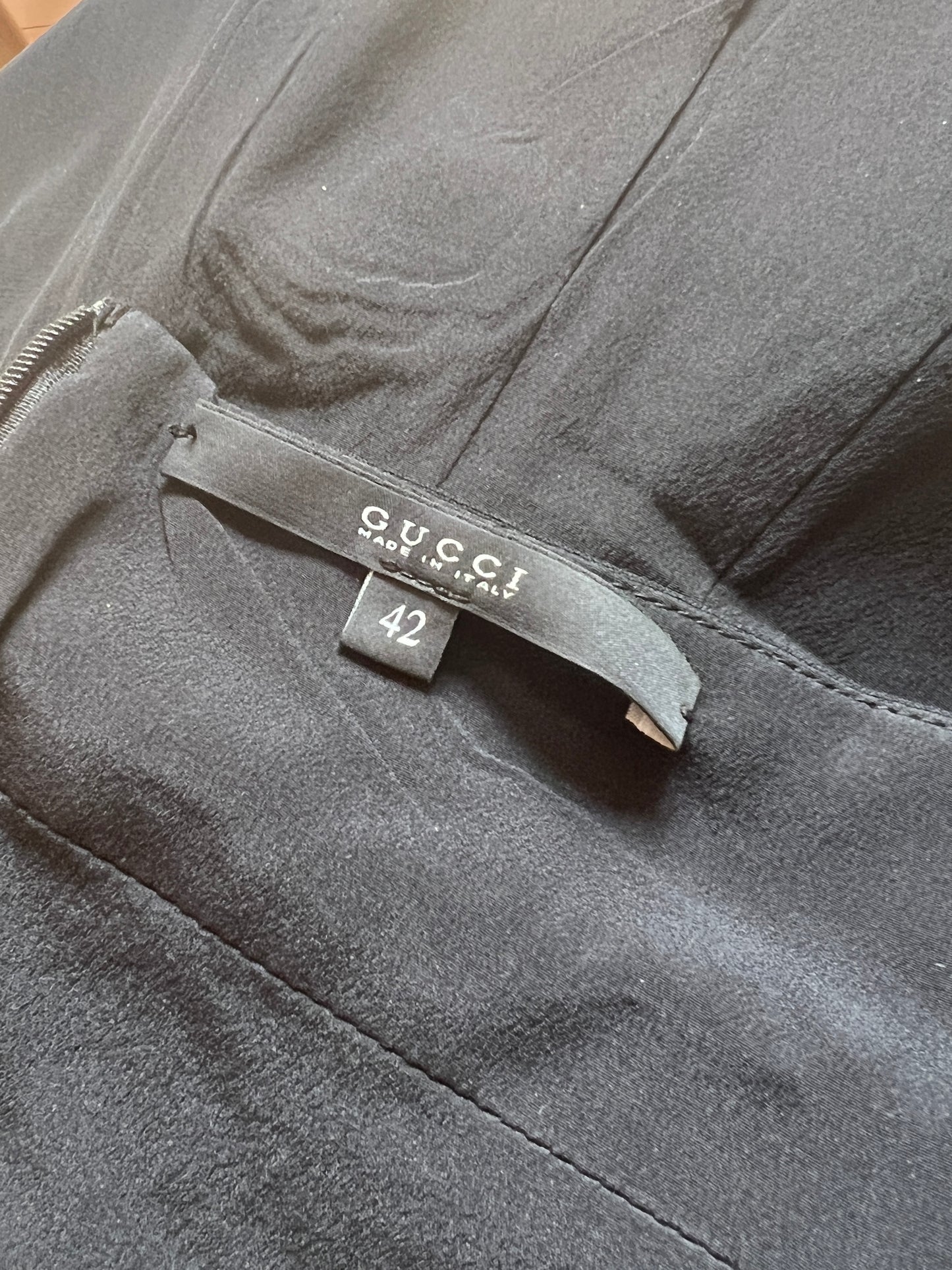 Black Bateau Neckline Dress - M