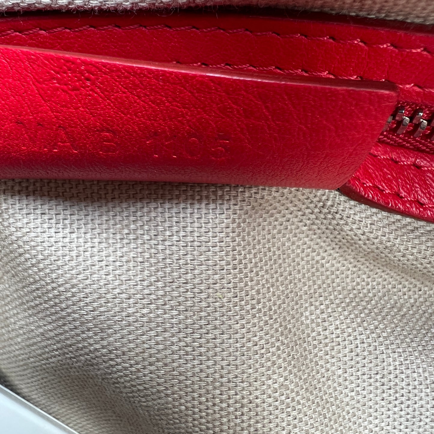 Nightingale Small Red Leather Bag