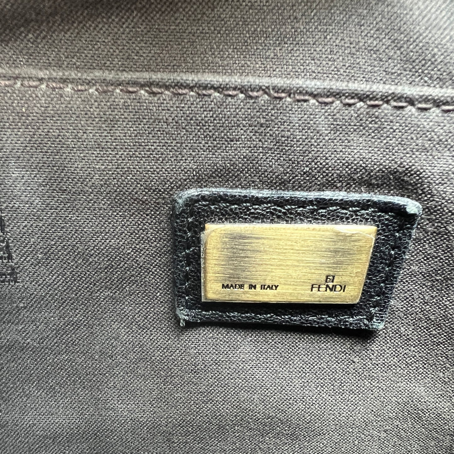 Black leather Tote Zucca Logo