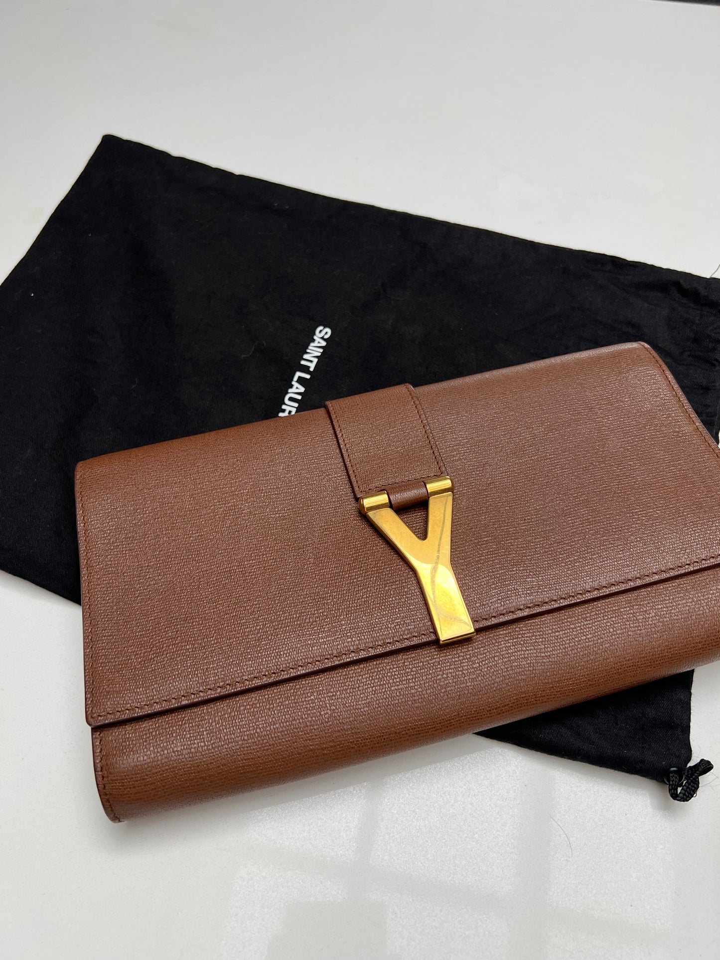 Vintage Brown Clutch