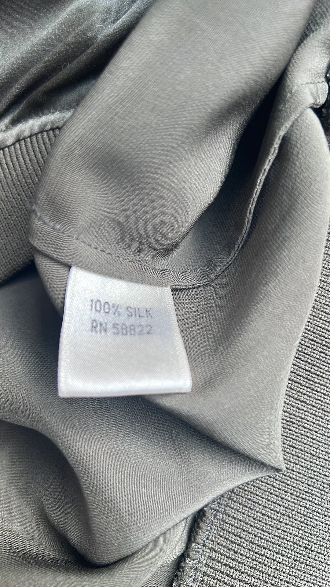 Kaki Silk Bomber - M