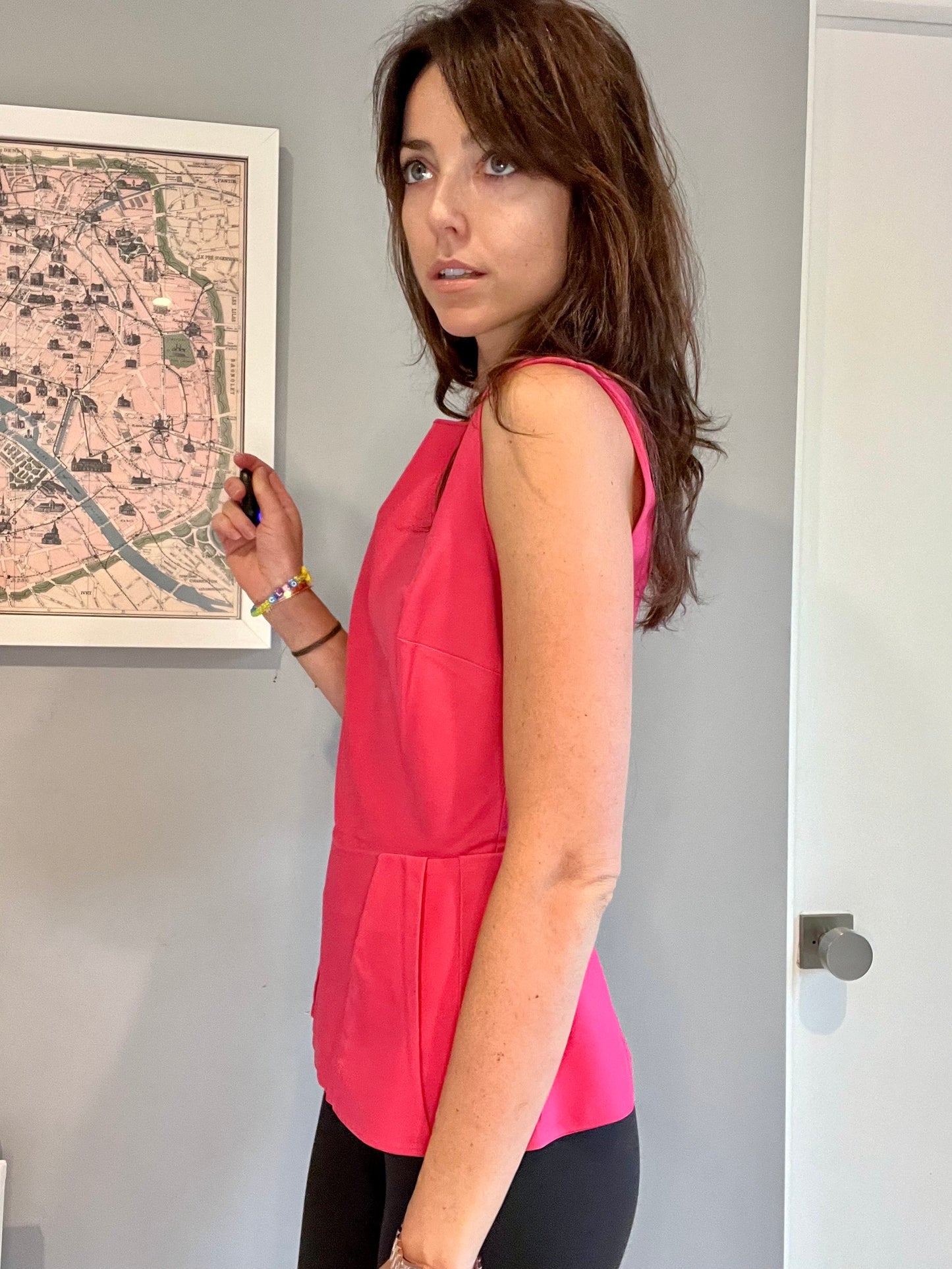 Vintage Fuschia Top - S