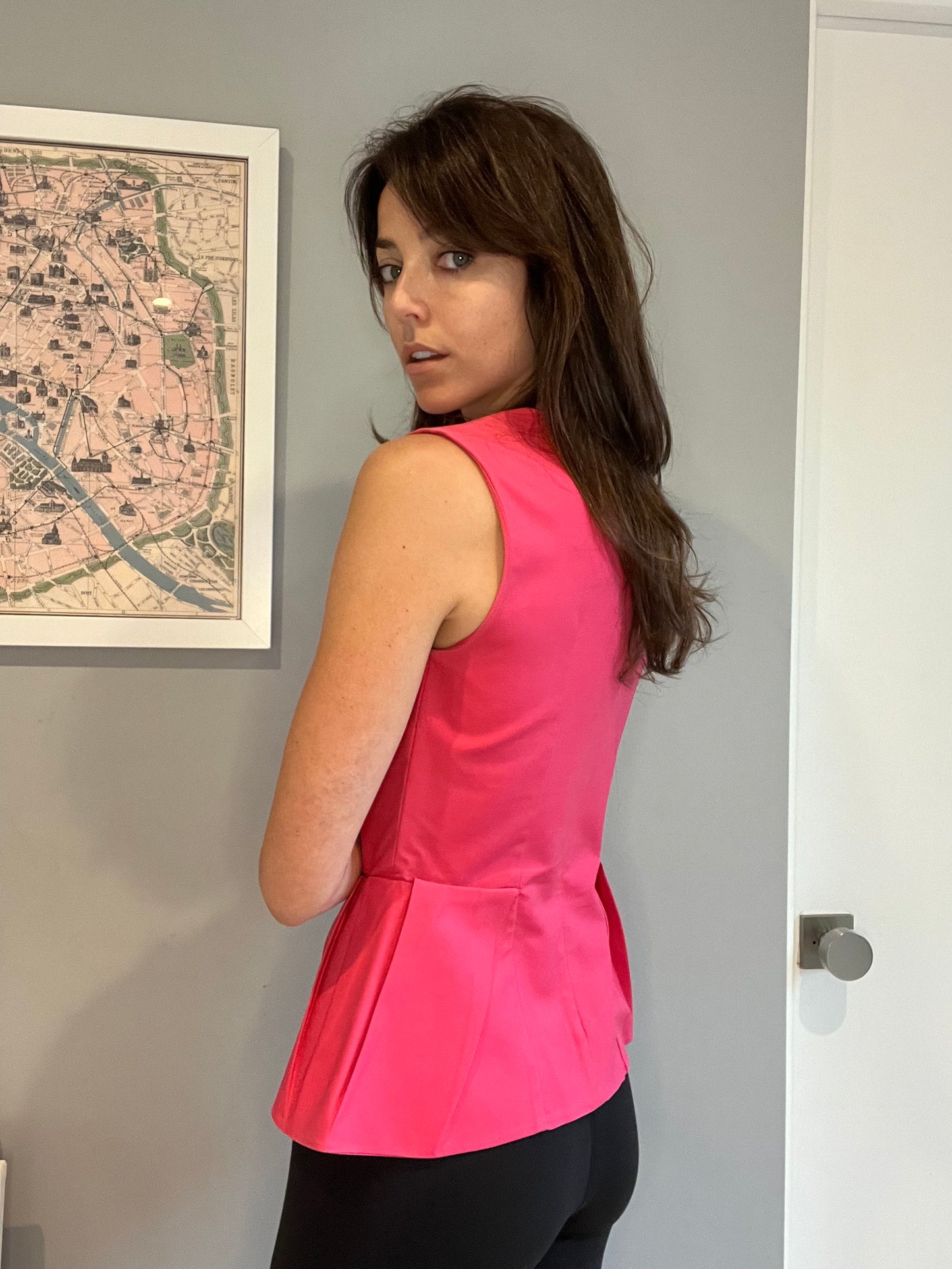 Vintage Fuschia Top - S