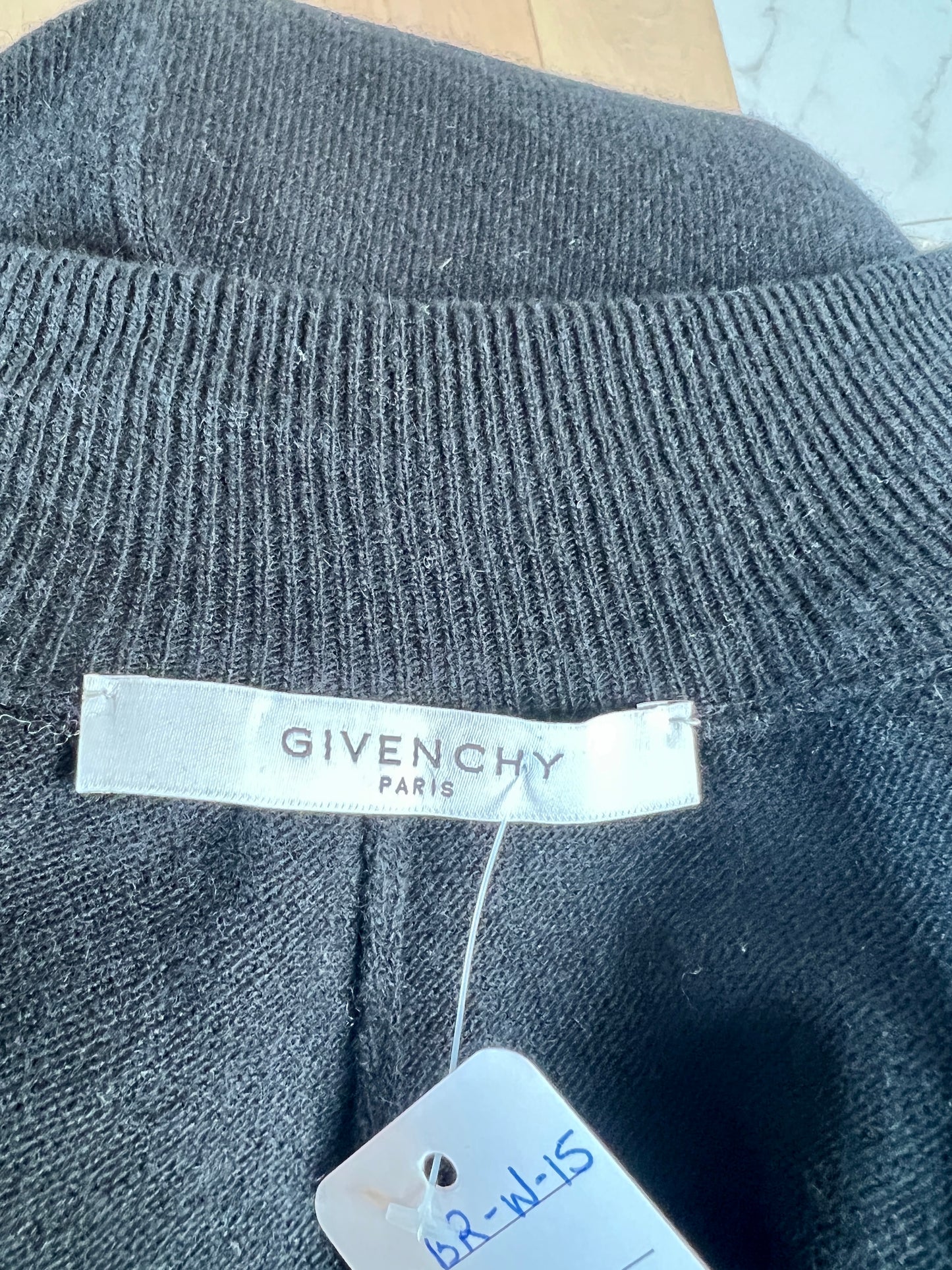 Logo Zipper Cardigan Cape - XS