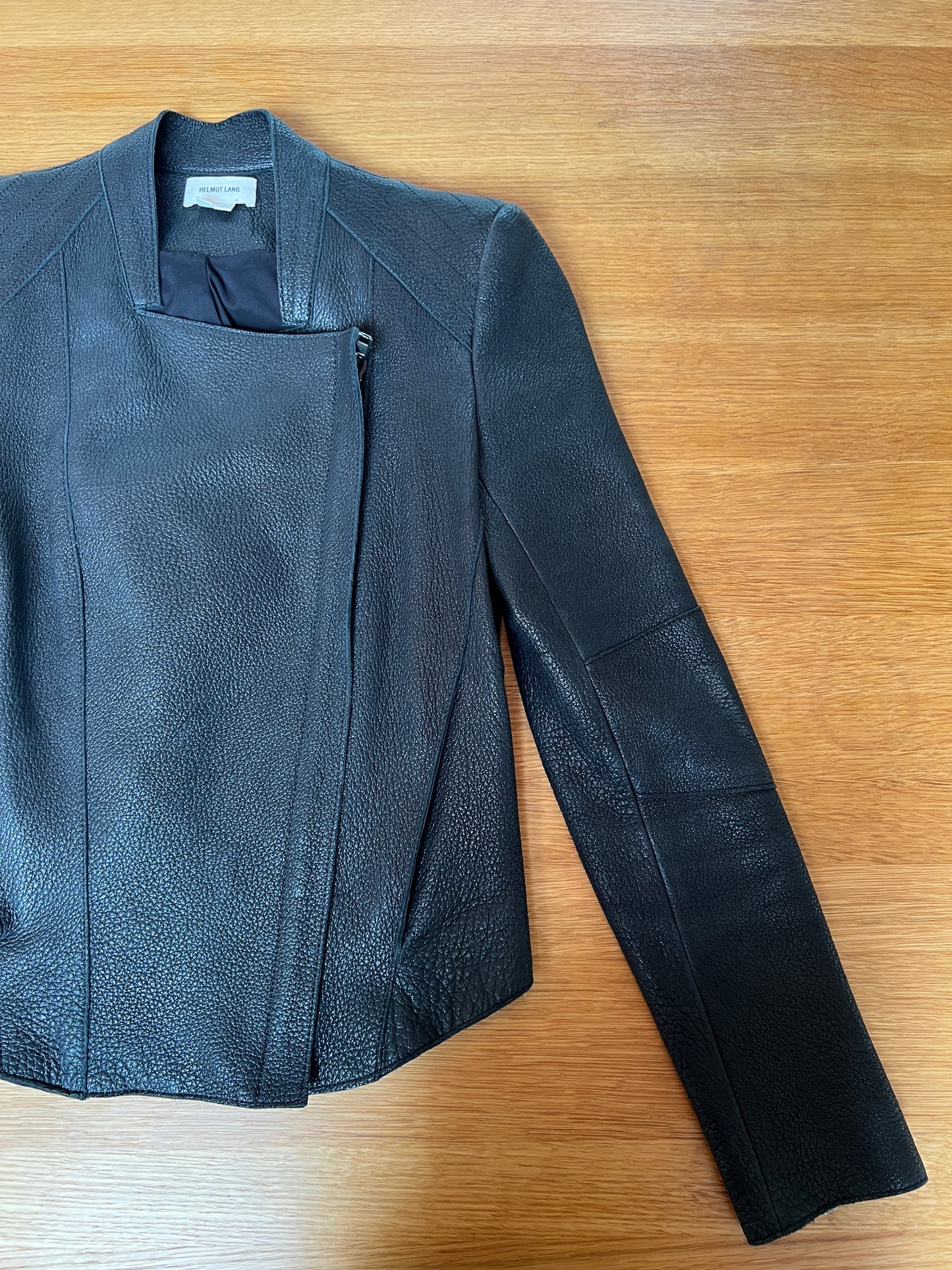 Black Leather Jacket - S