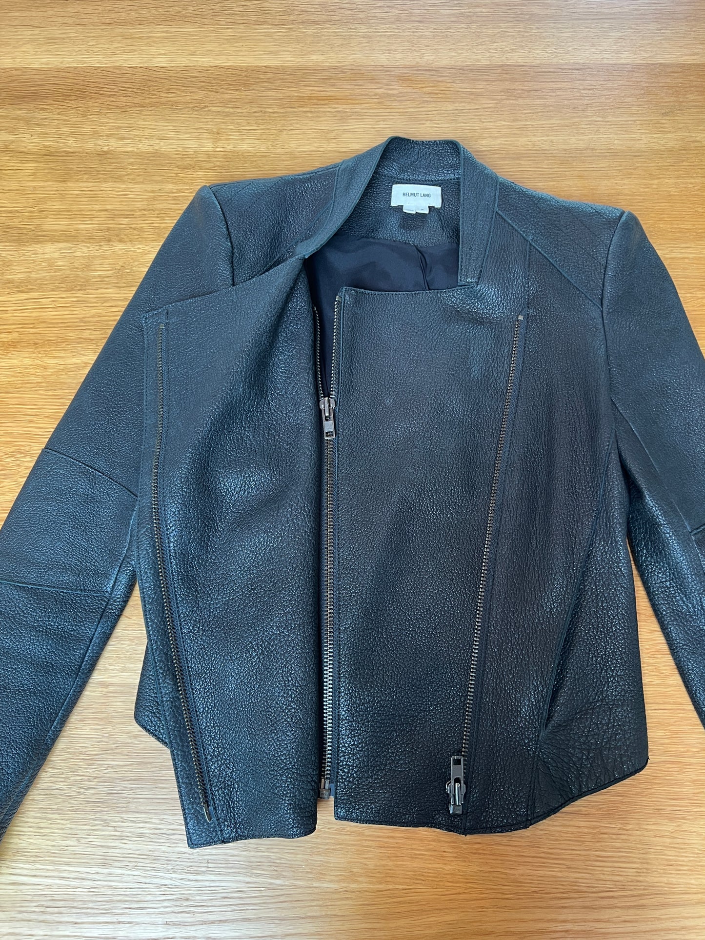Black Leather Jacket - S