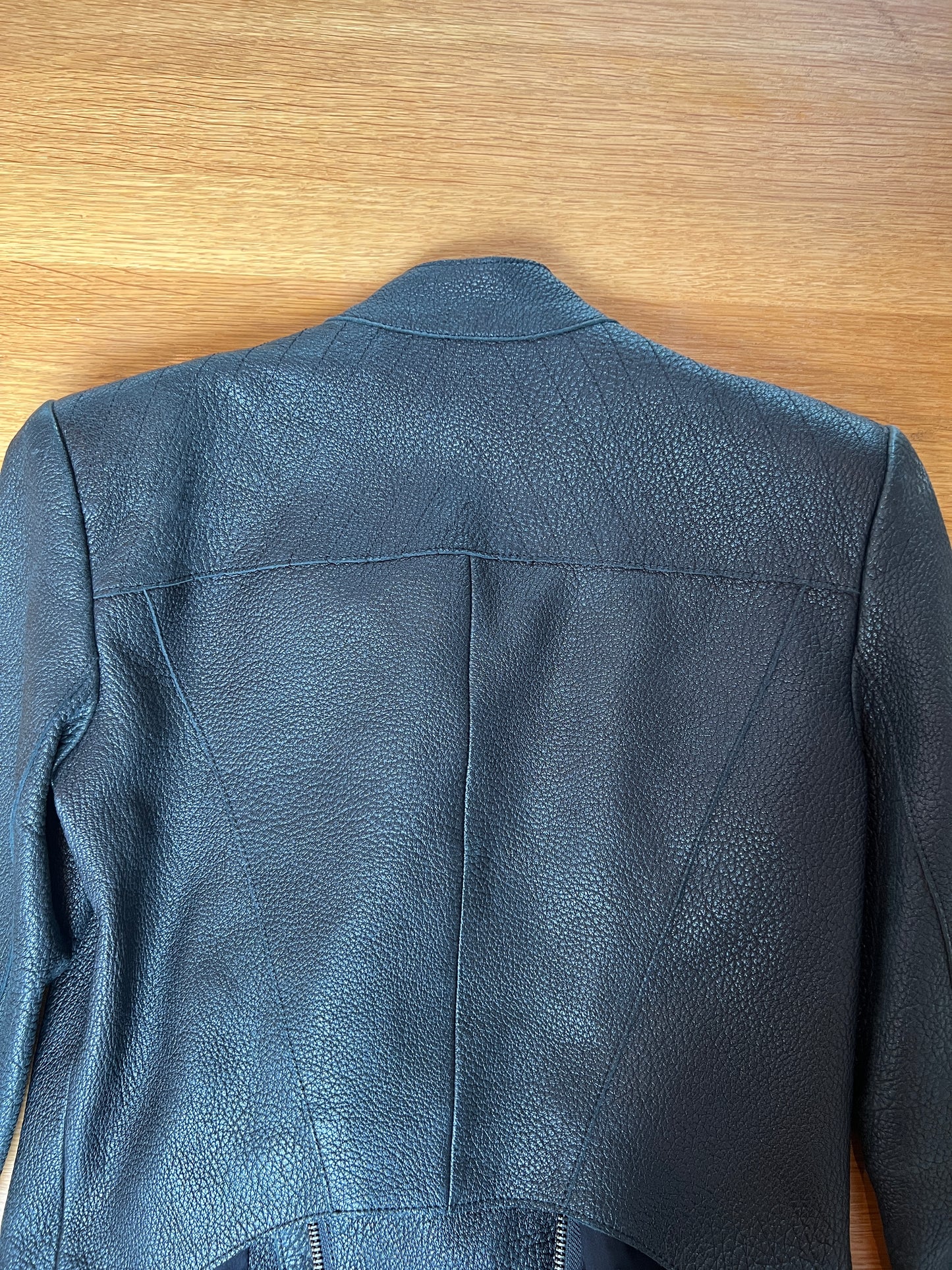 Black Leather Jacket - S