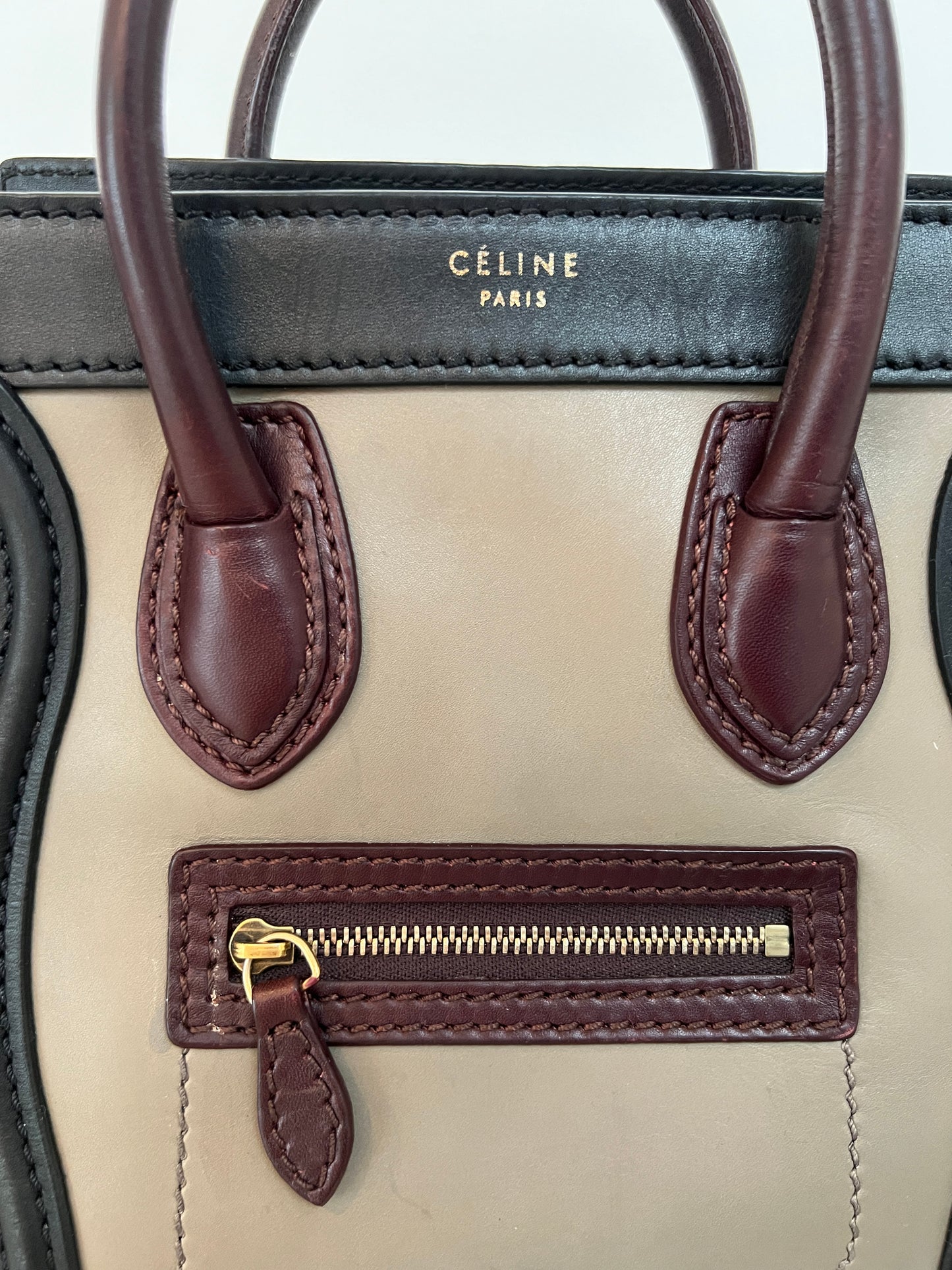 Nano Luggage Leather Bag