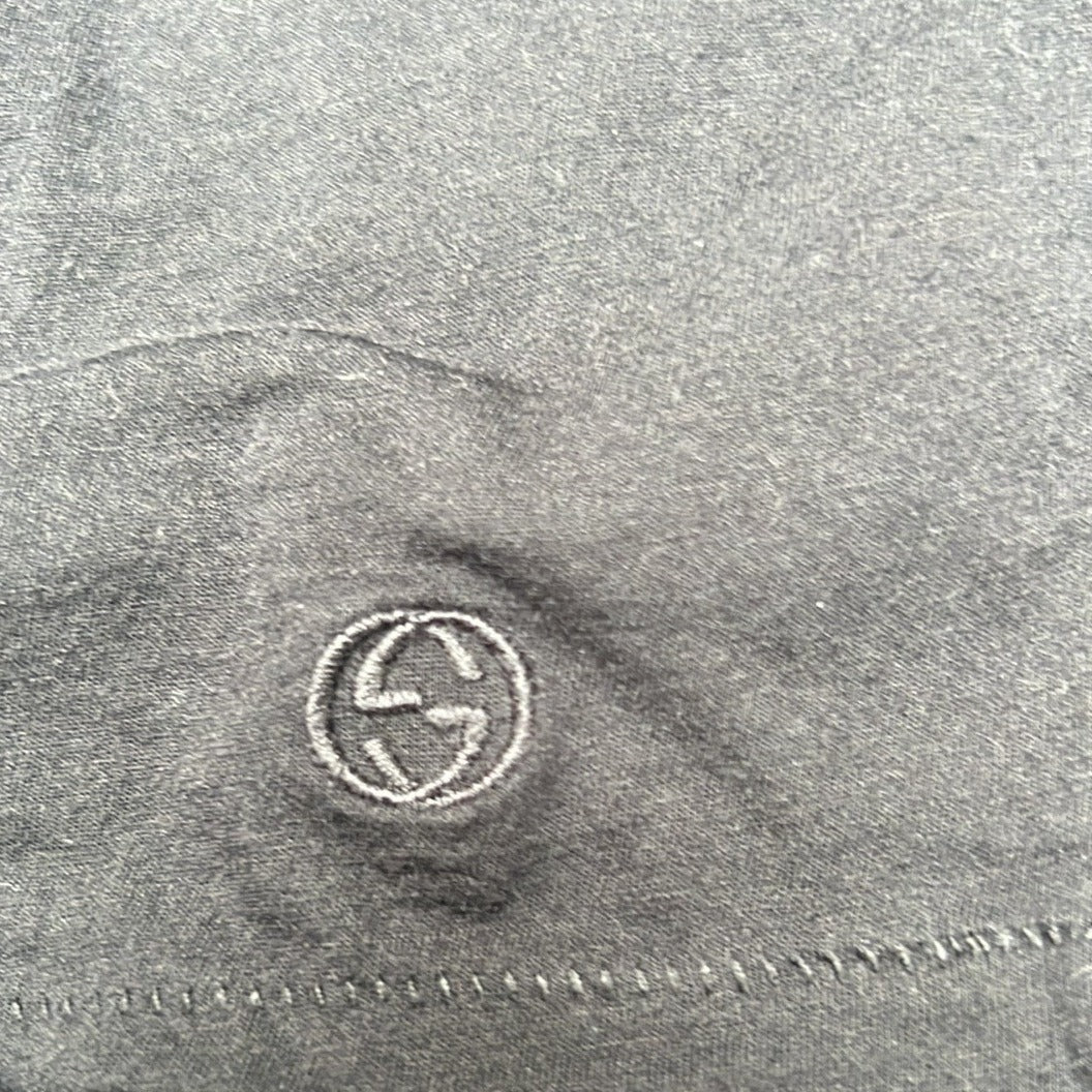 Black cotton T-shirt - M