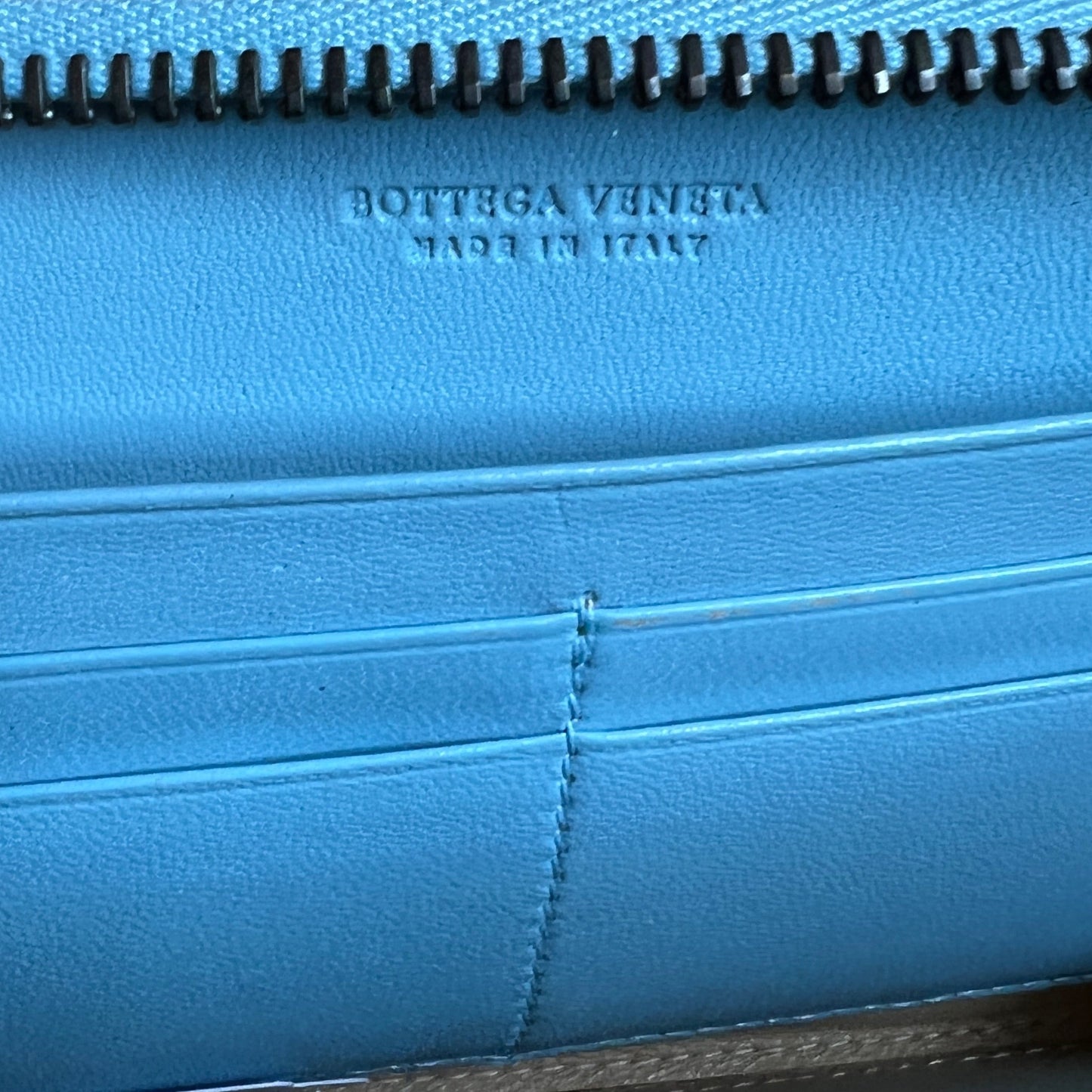 Light Blue Continental Wallet