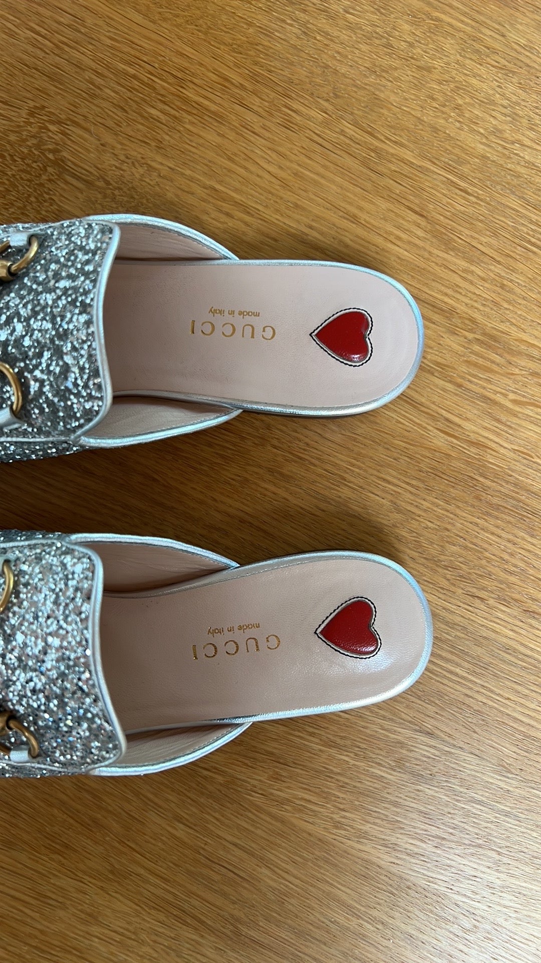 Princetown Glitter Mules - 6