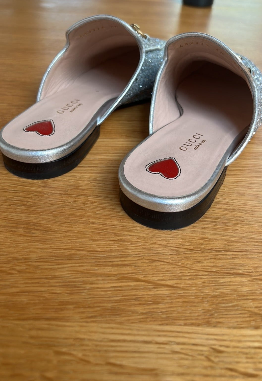 Princetown Glitter Mules - 6