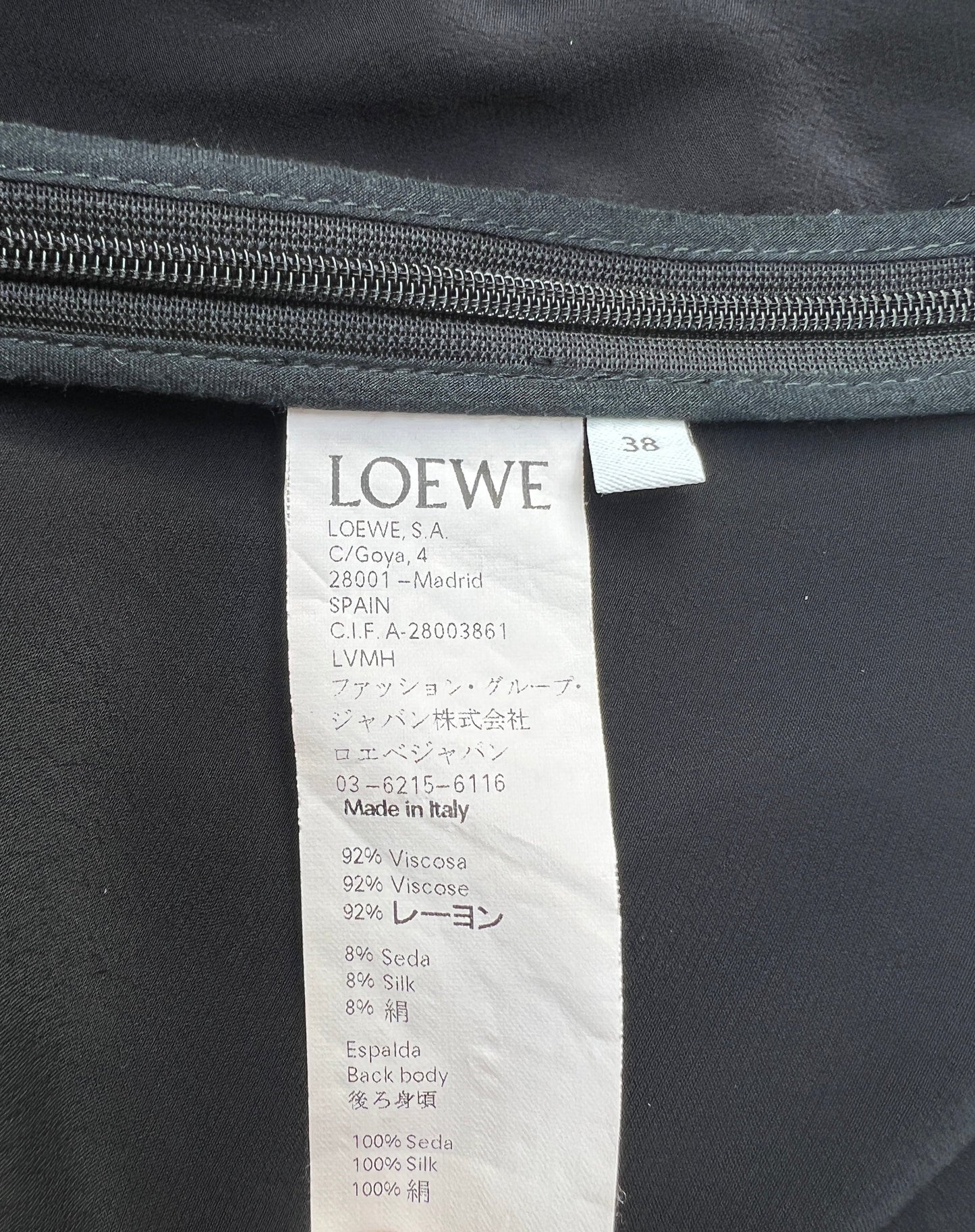 Black Silk Dress - S