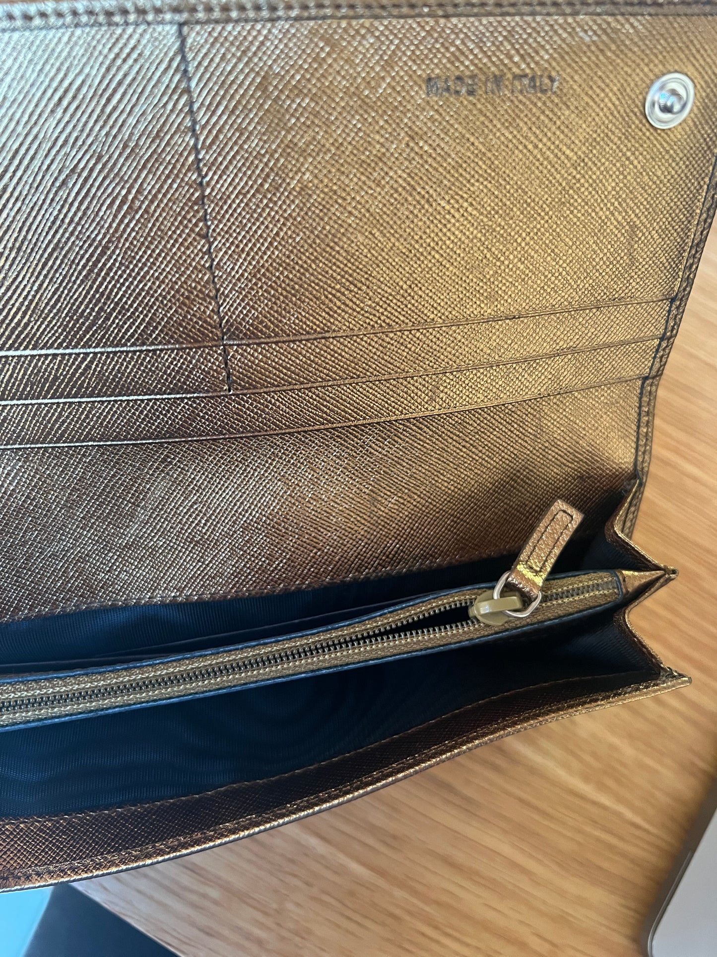 Bronze Continental Wallet