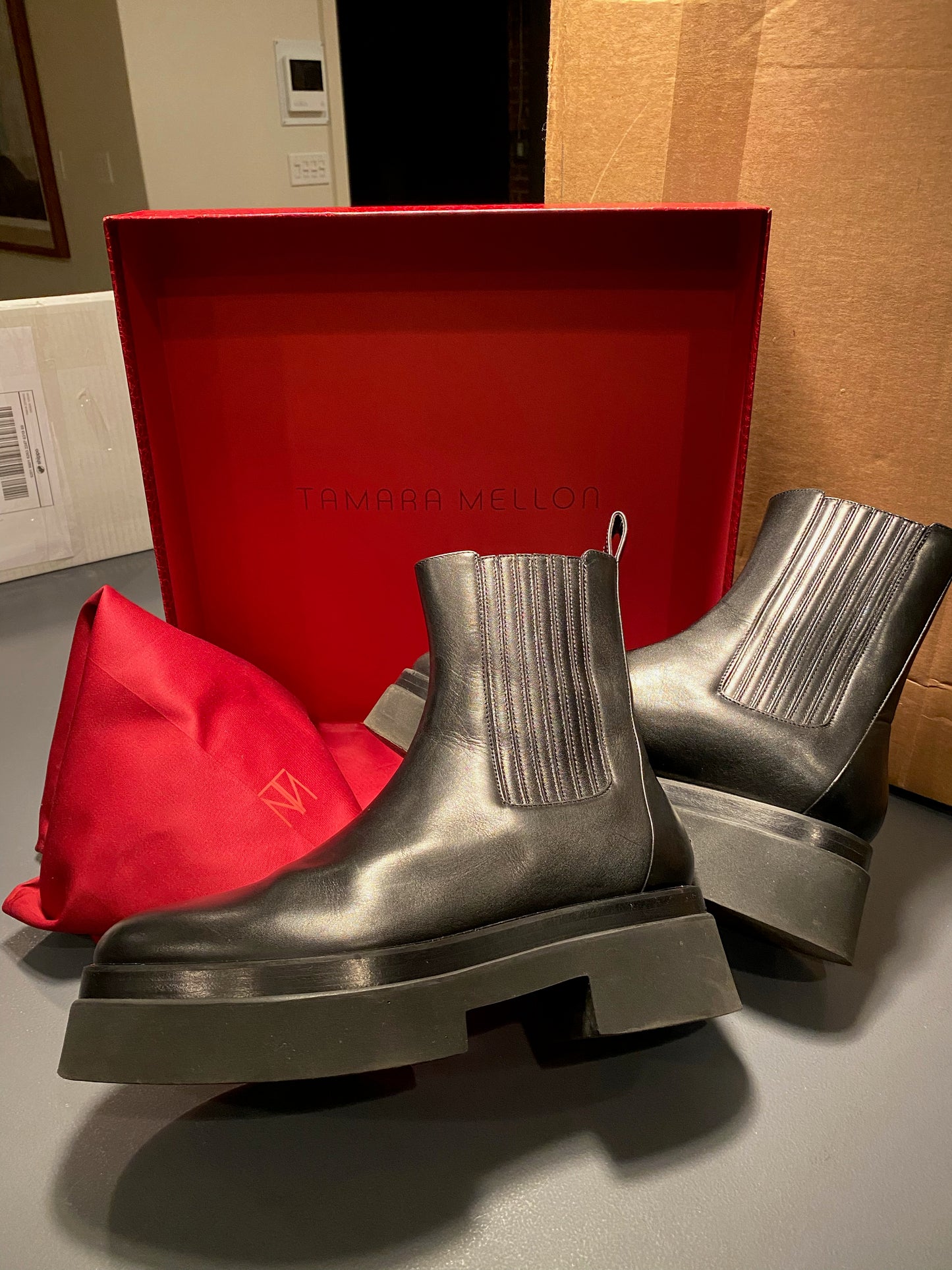 Clash Black Boots - 8.5