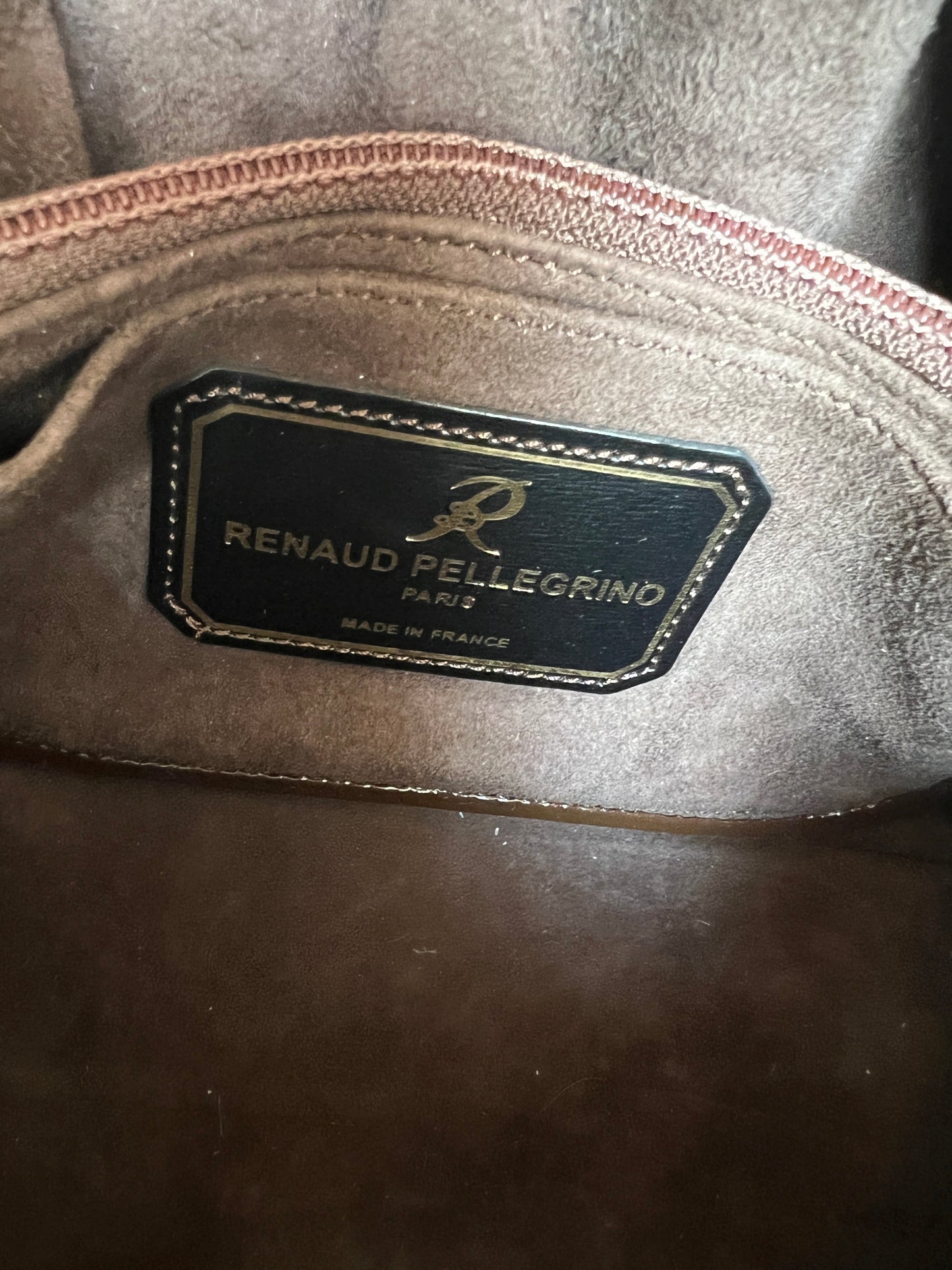 Vintage Mini Brown Patent Bag