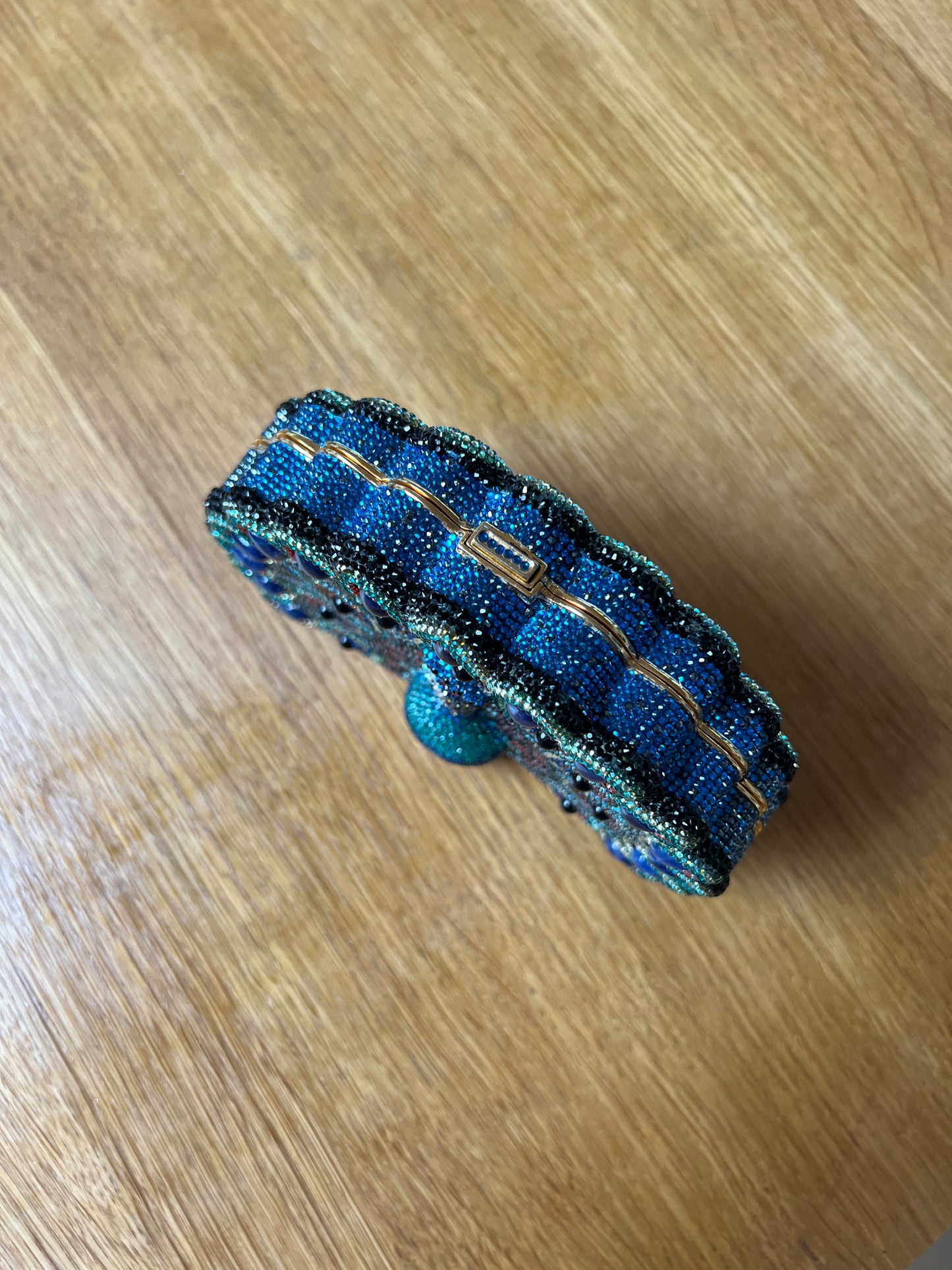 Peacock Peek A Boo Clutch