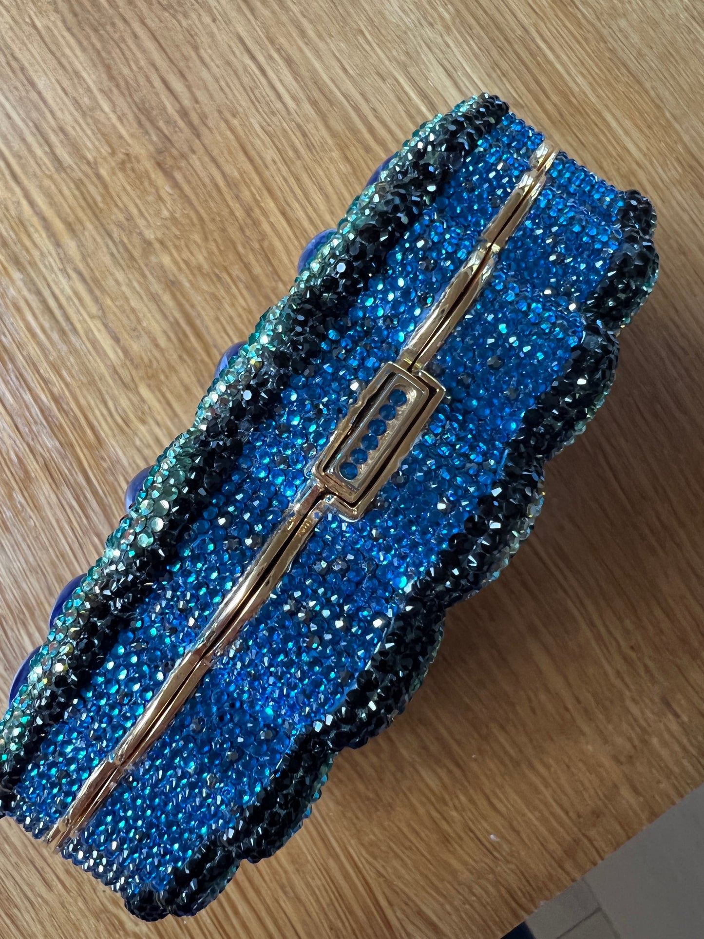 Peacock Peek A Boo Clutch