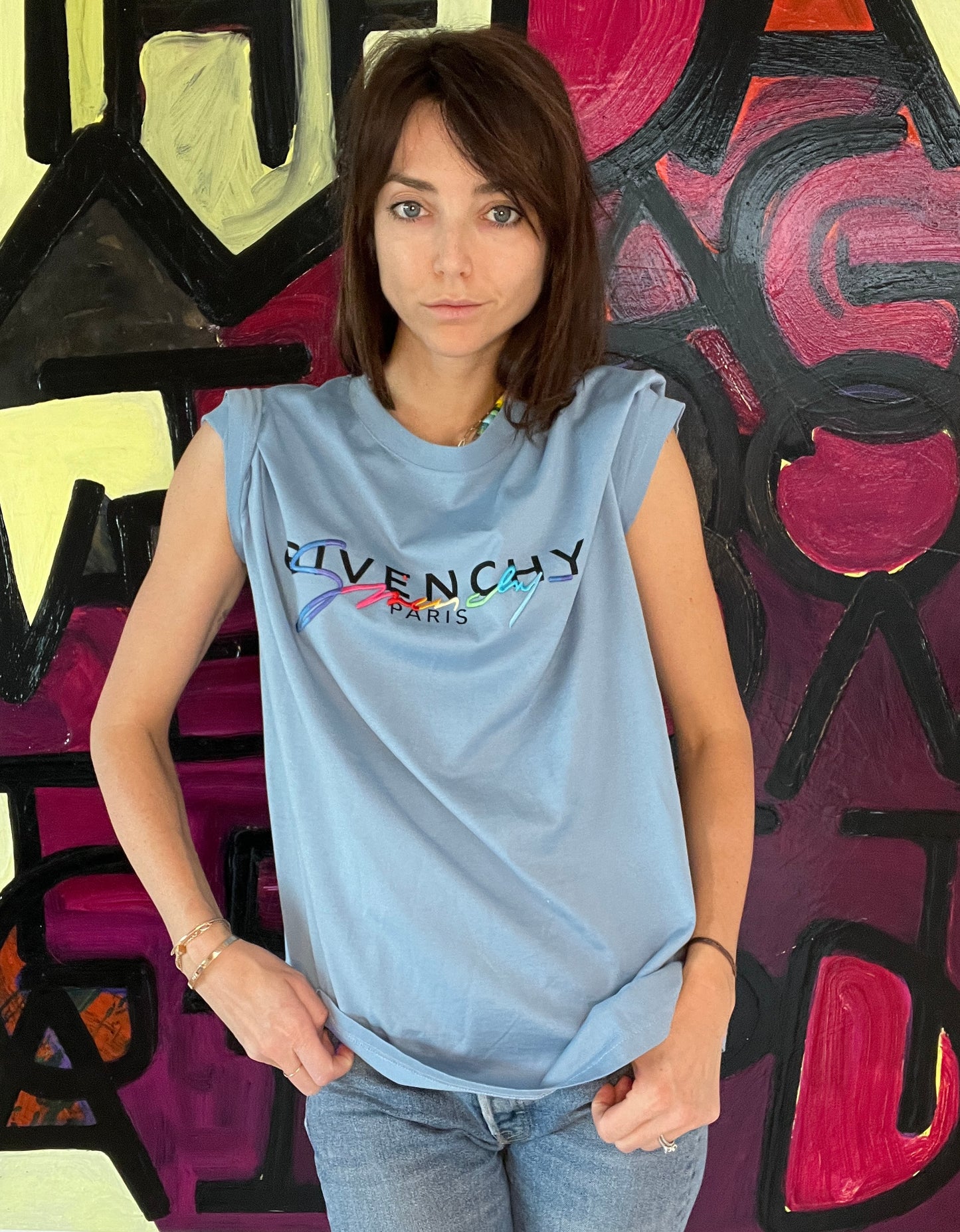 Oversized Logo Cotton T-shirt - S