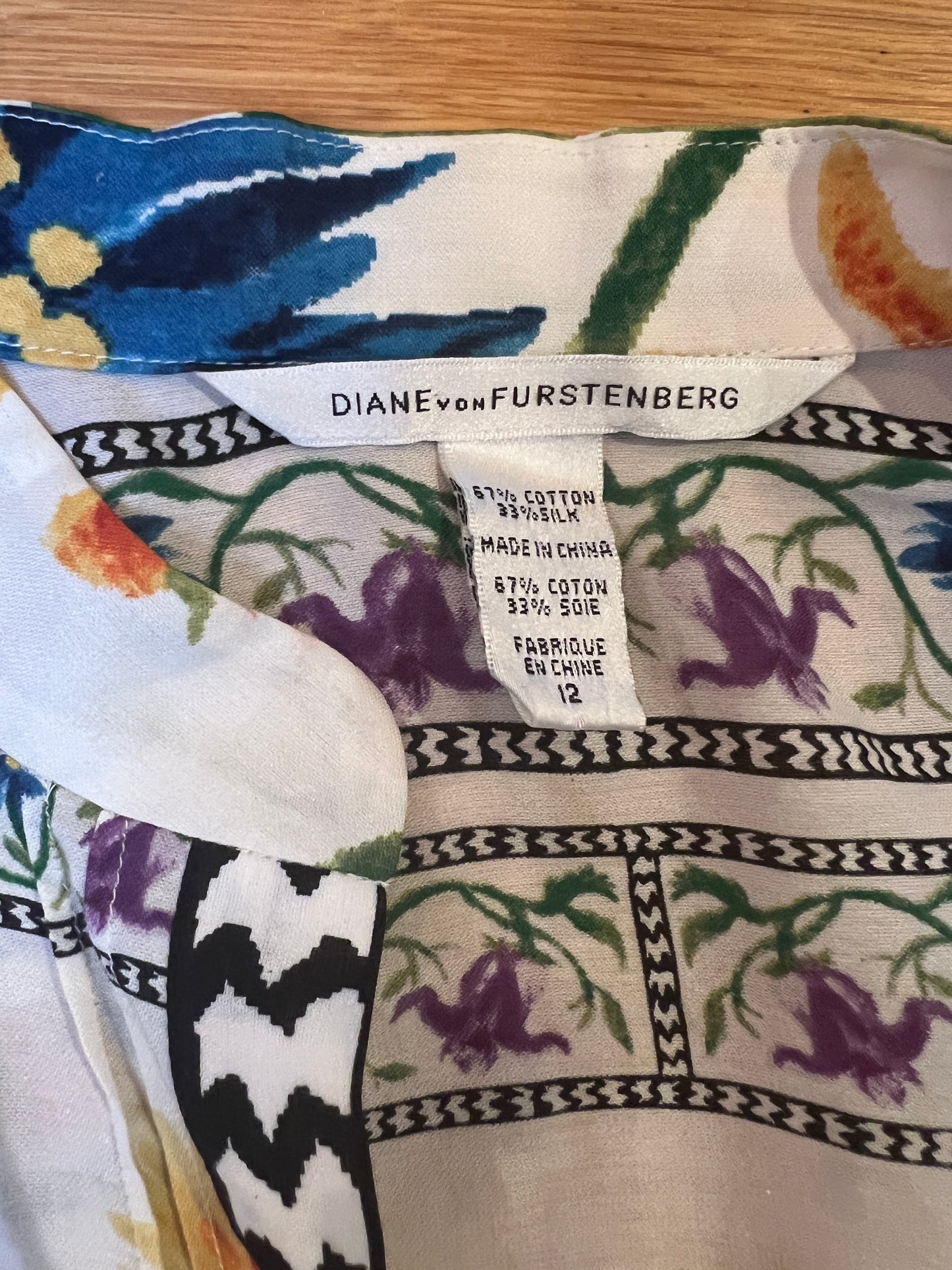 Silk and Cotton Shirt - L