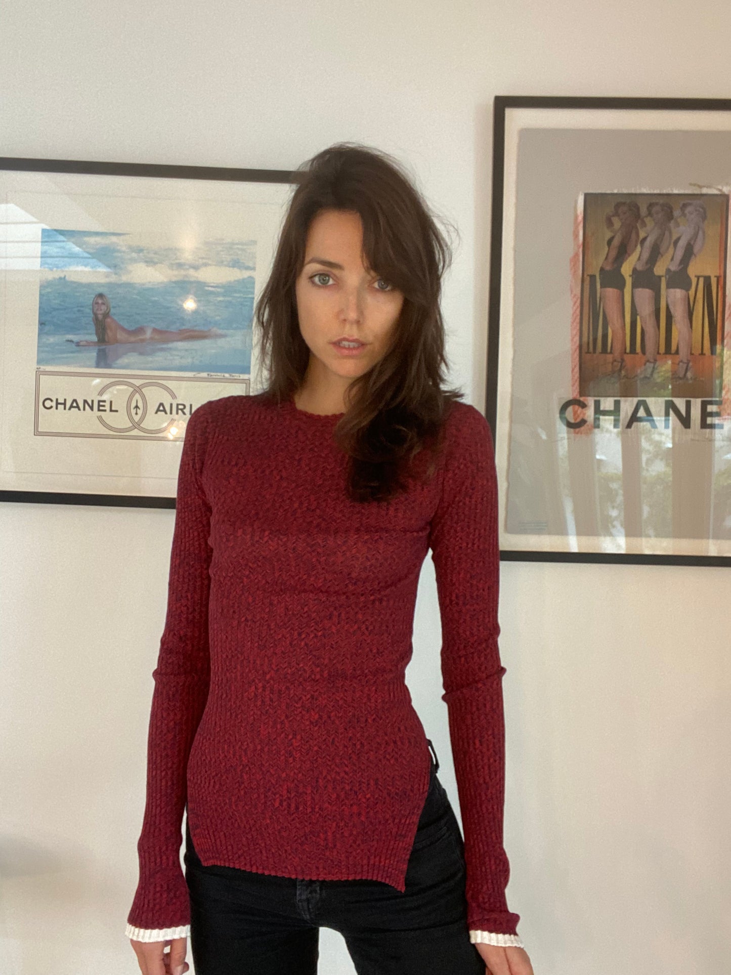 Lightweight Fitted Sweater - S