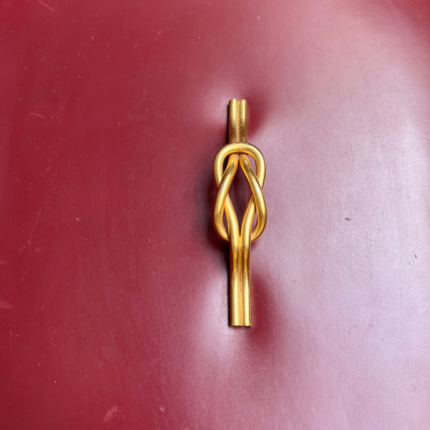 Vintage Burgundy Leather Writing Set