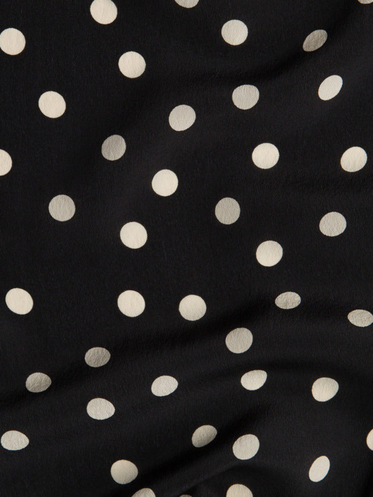 The Violette Black White Dress - XXS