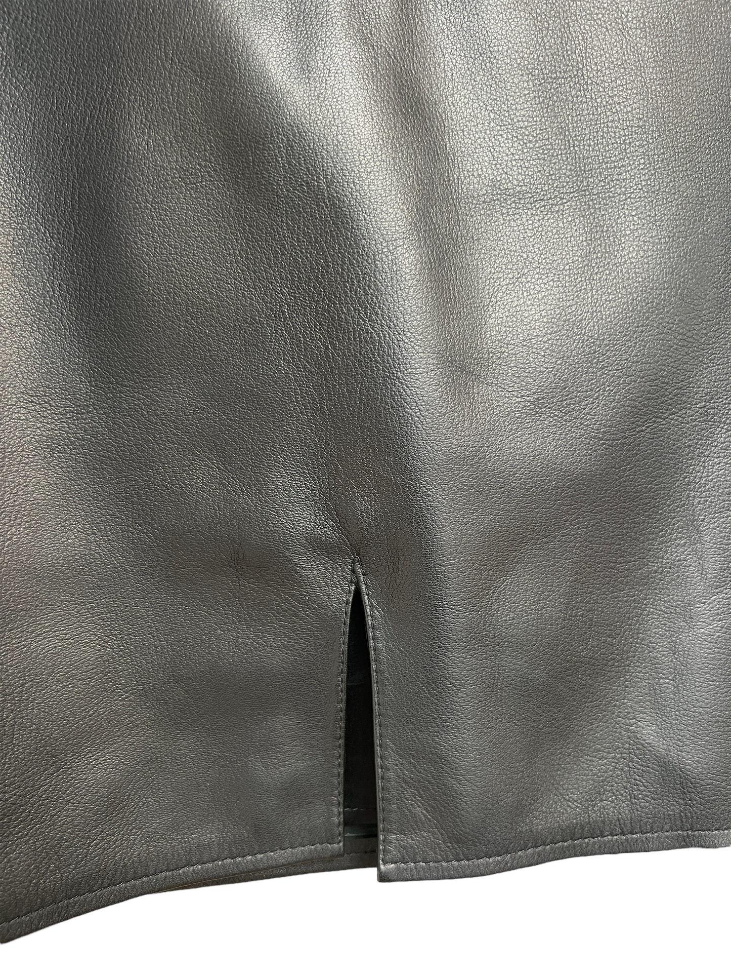 Black Leather Top - S