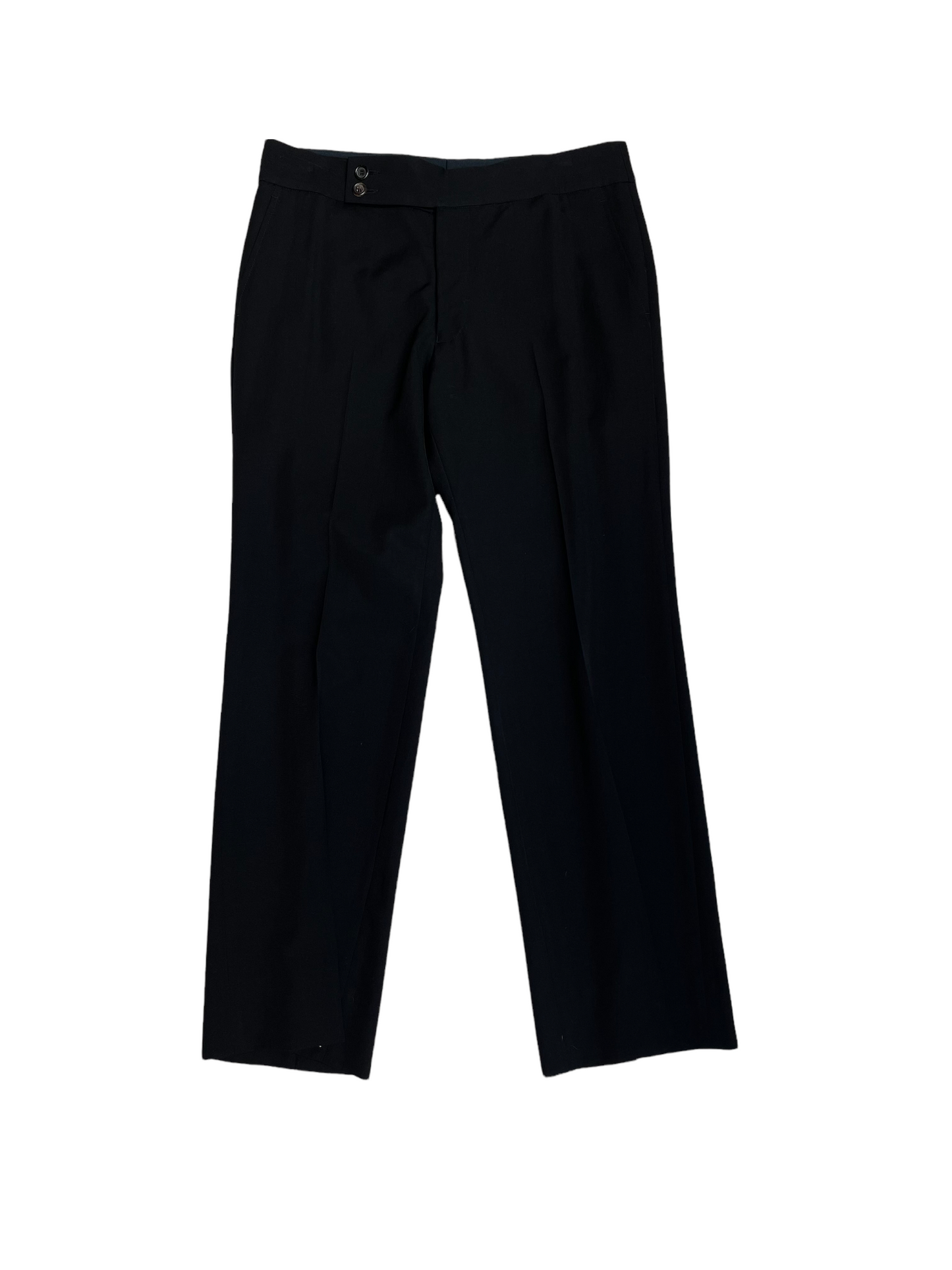 Black wool pants - M