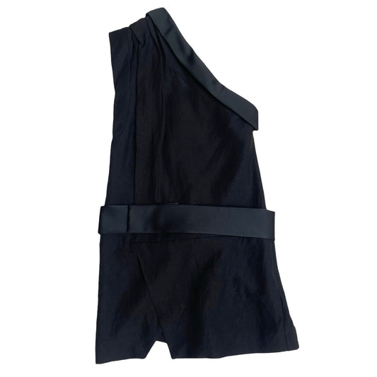 Black One Shoulder Dress - XS