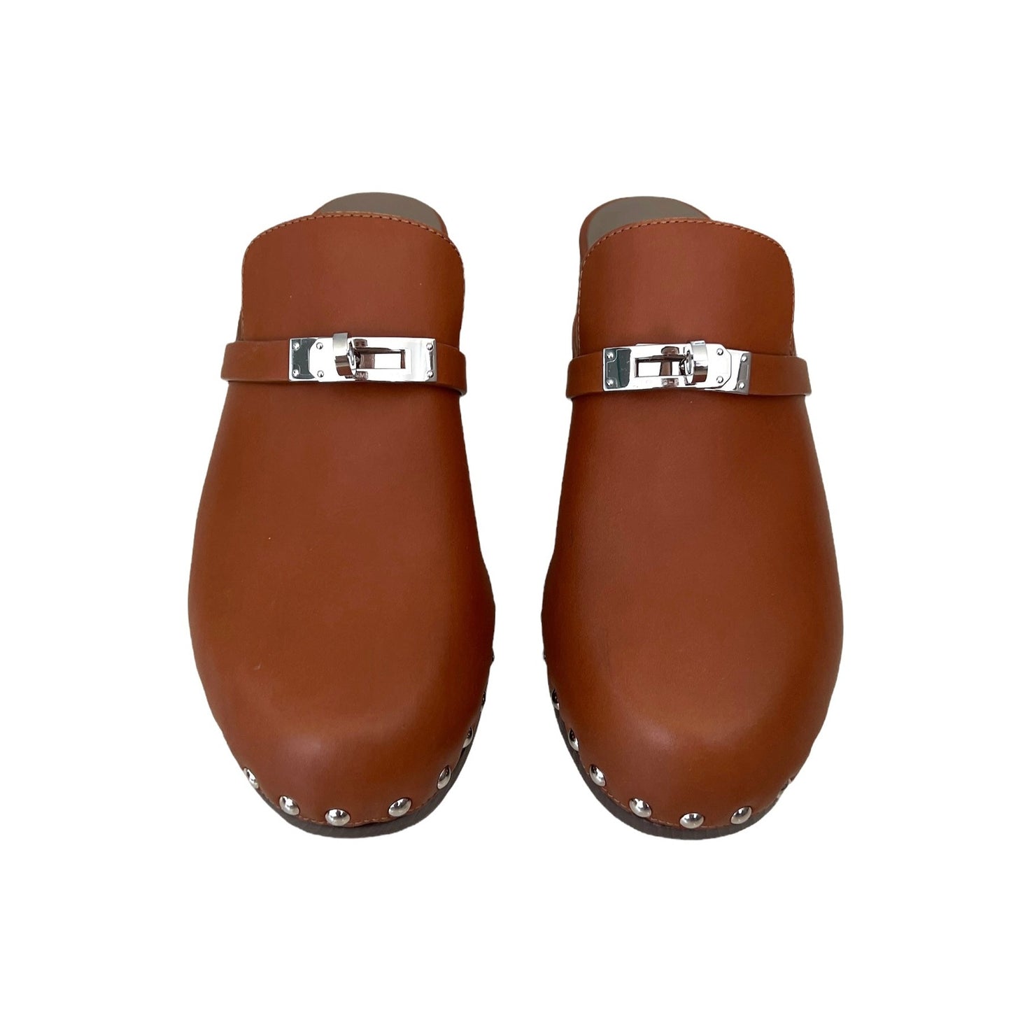 Carlotta Leather Clogs - 10