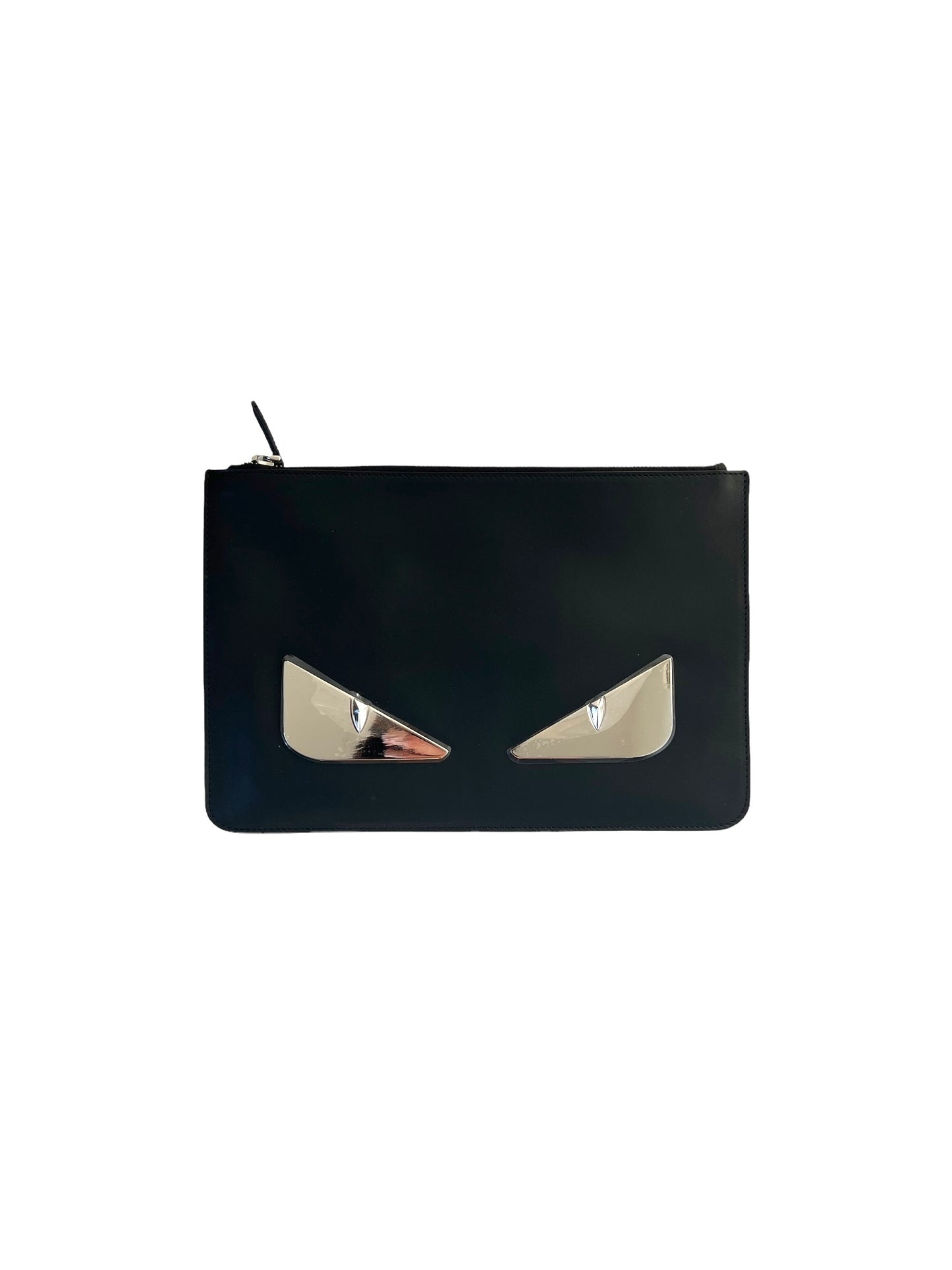 Black Leather Clutch