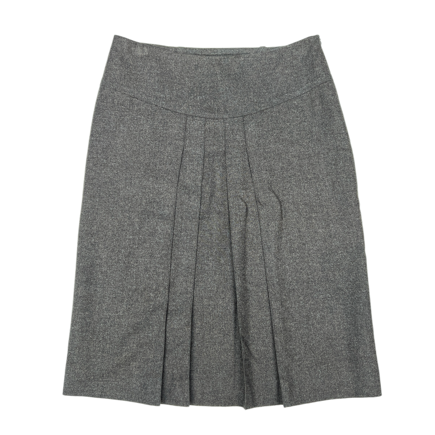 Grey Wool Skirt - 2