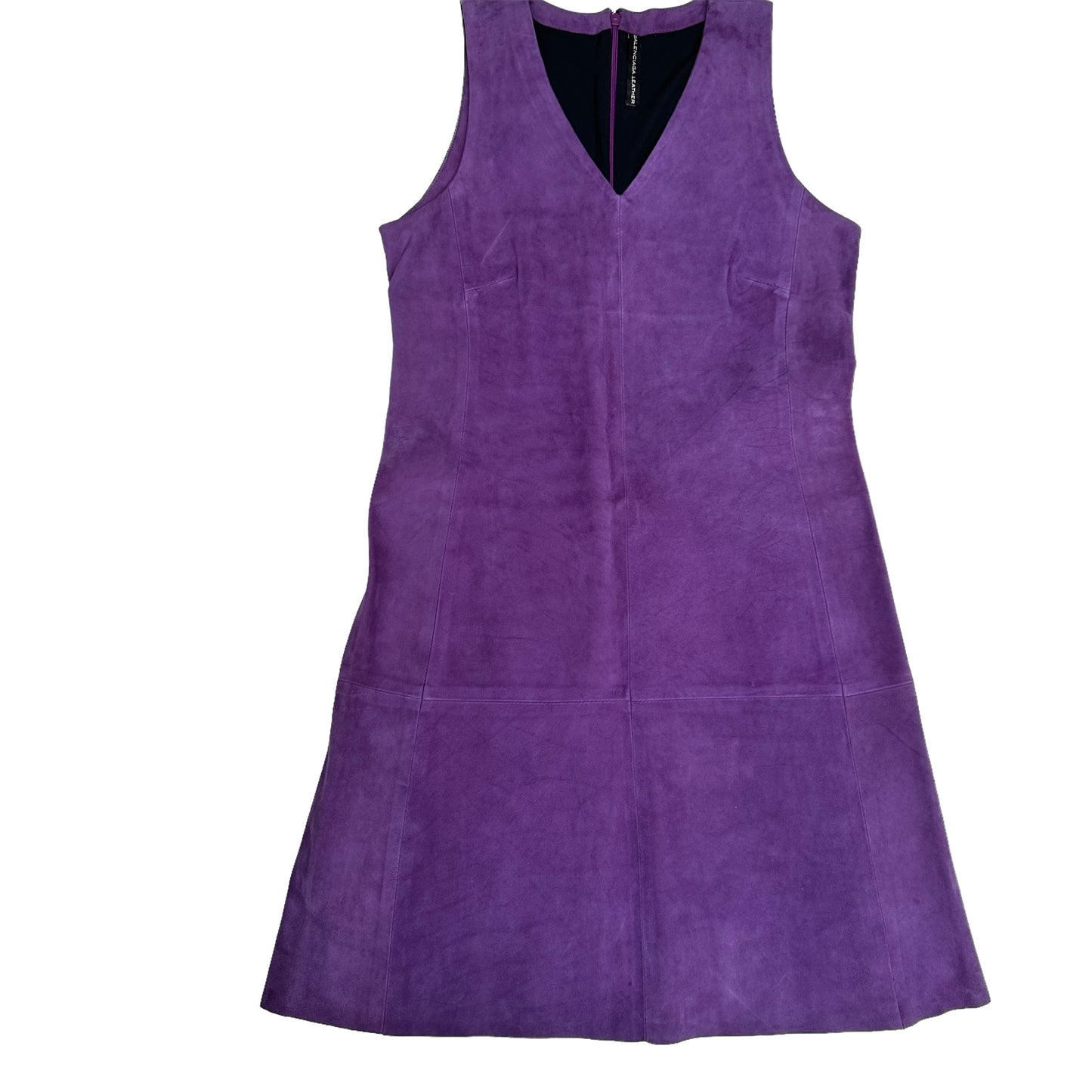 Purple Suede Dress - 38
