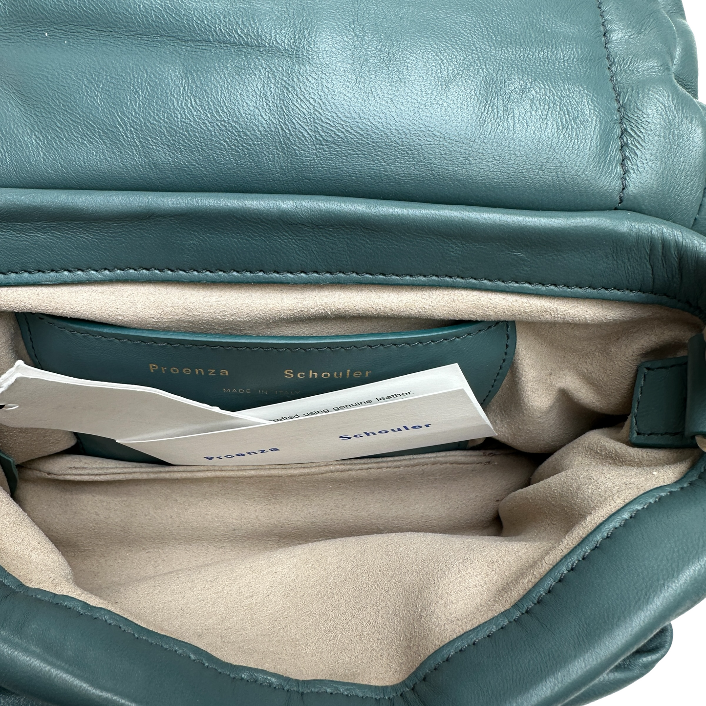 Blue Harris Padded Shoulder Bag