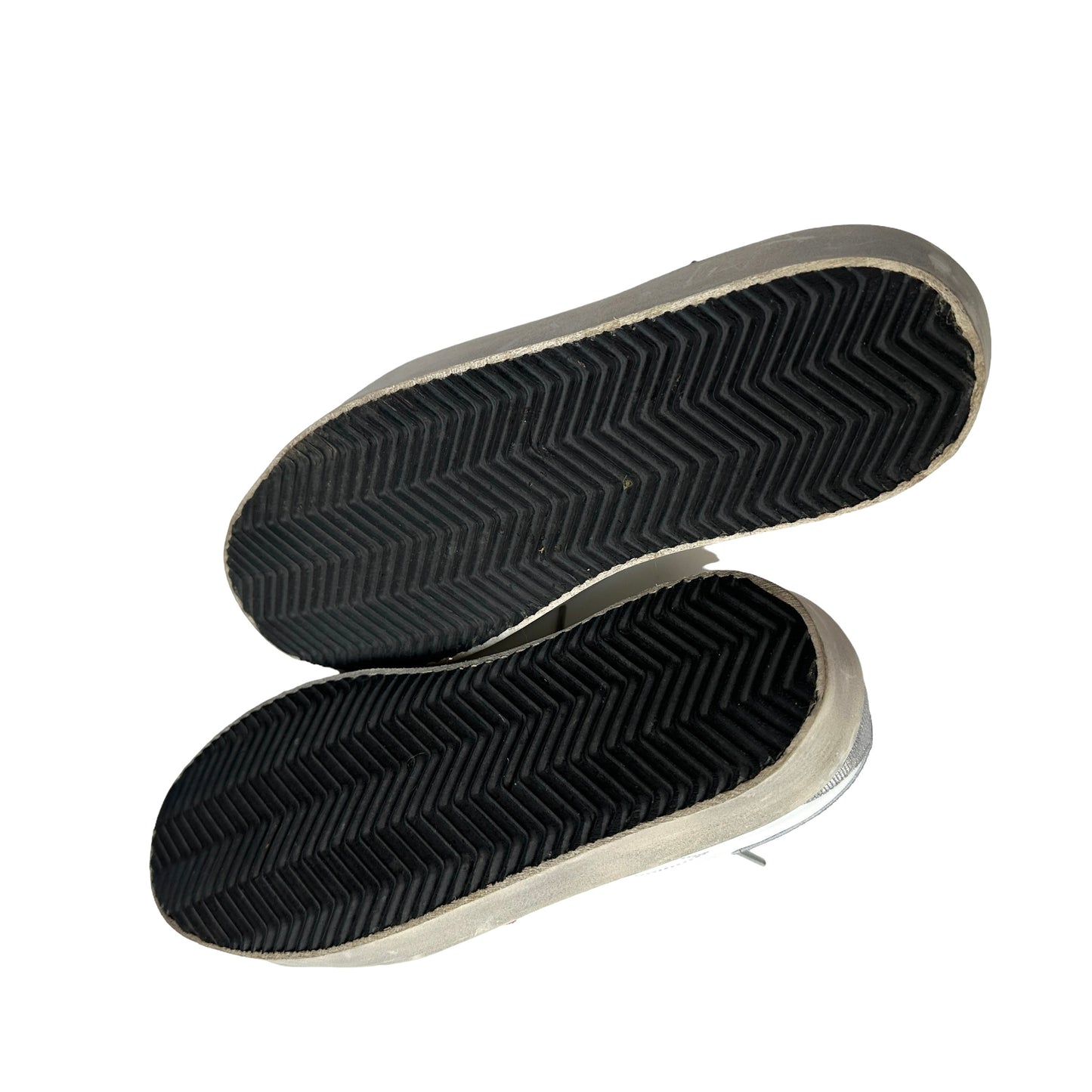 White Leather Hi Star Sneakers - 8