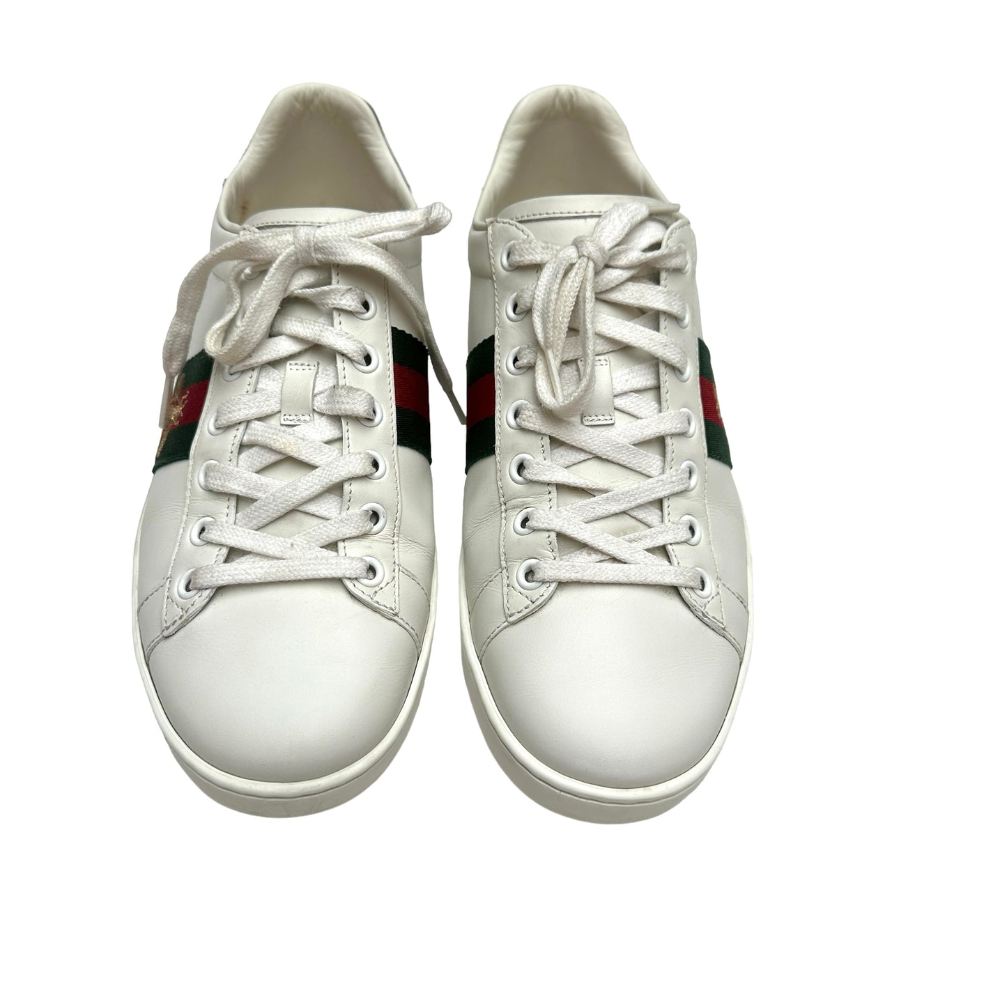 White Leather Sneakers - 9