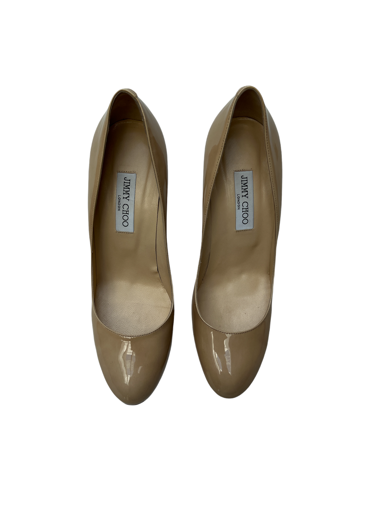 Nude Patent Pumps - 12