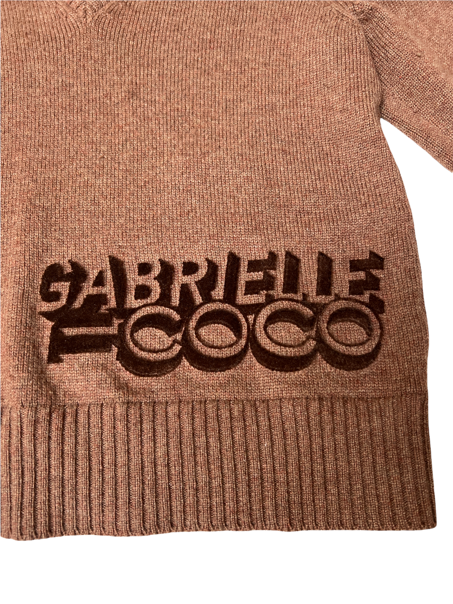Brown Cashmere Pullover - XS